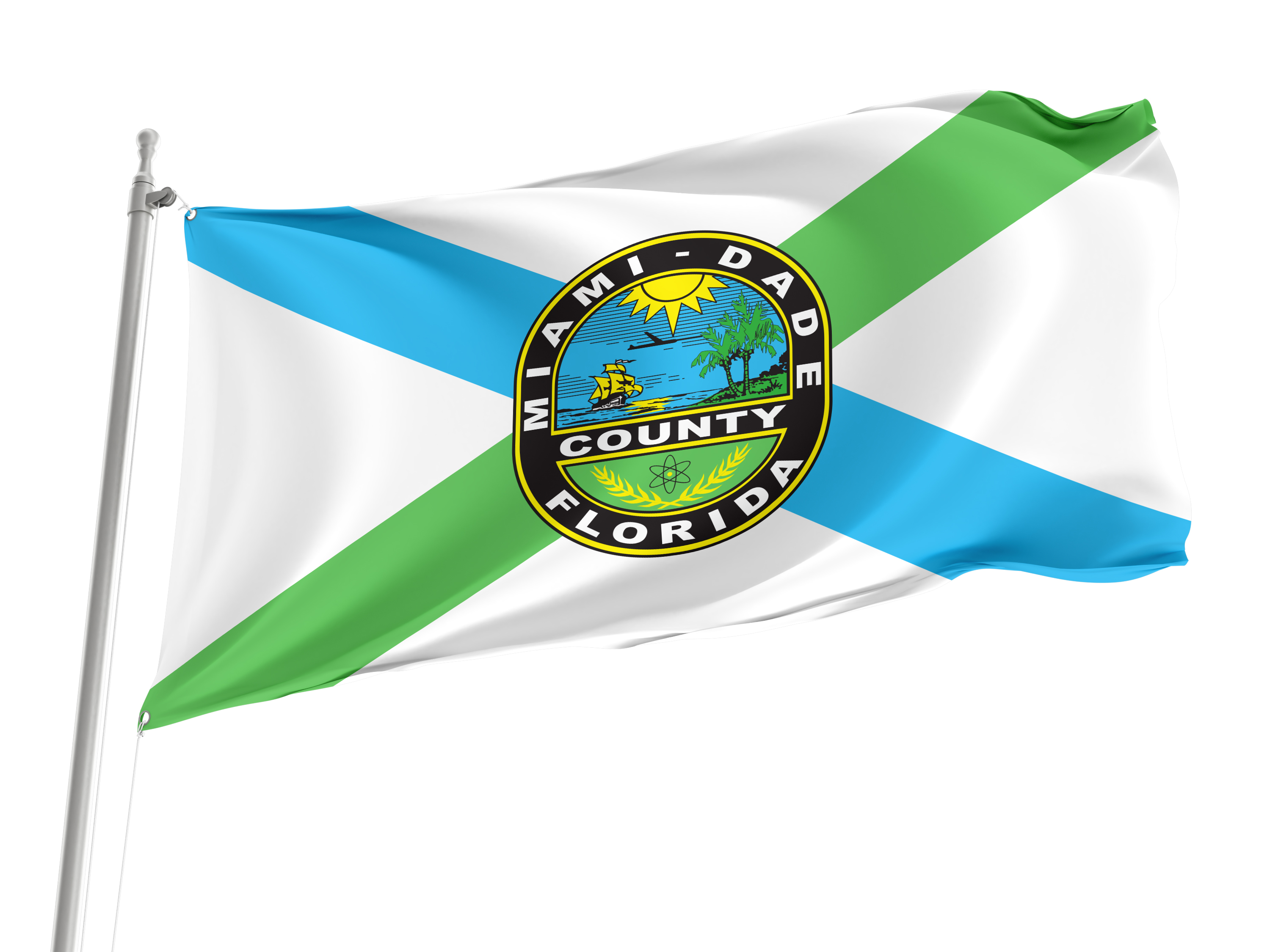 Miami-Dade County Flag for Indoor & Outdoor Use