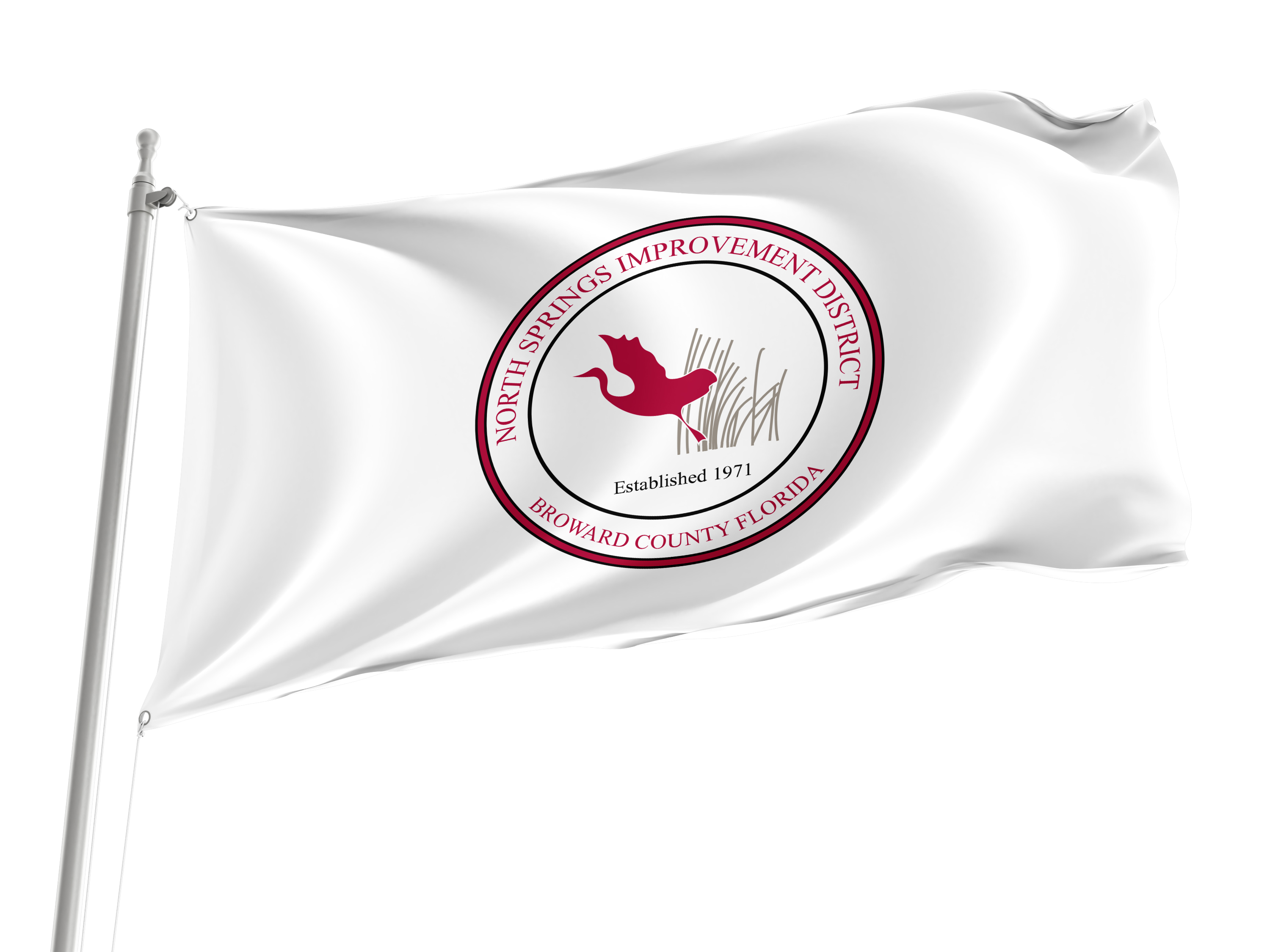 North Springs Improvement District Flag for Indoor & Outdoor Use