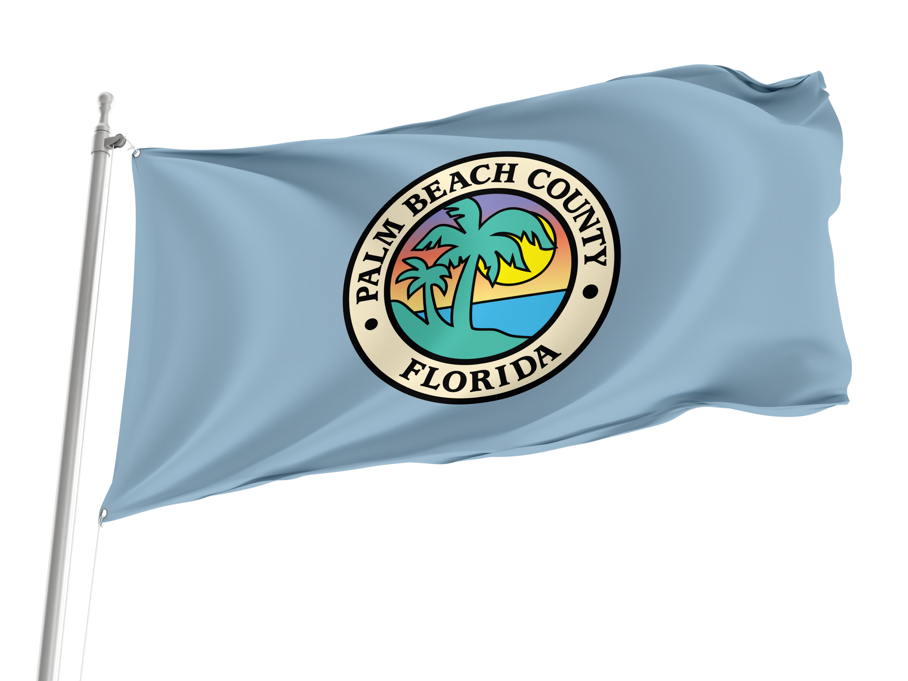 Palm Beach County Flag for Indoor & Outdoor Use