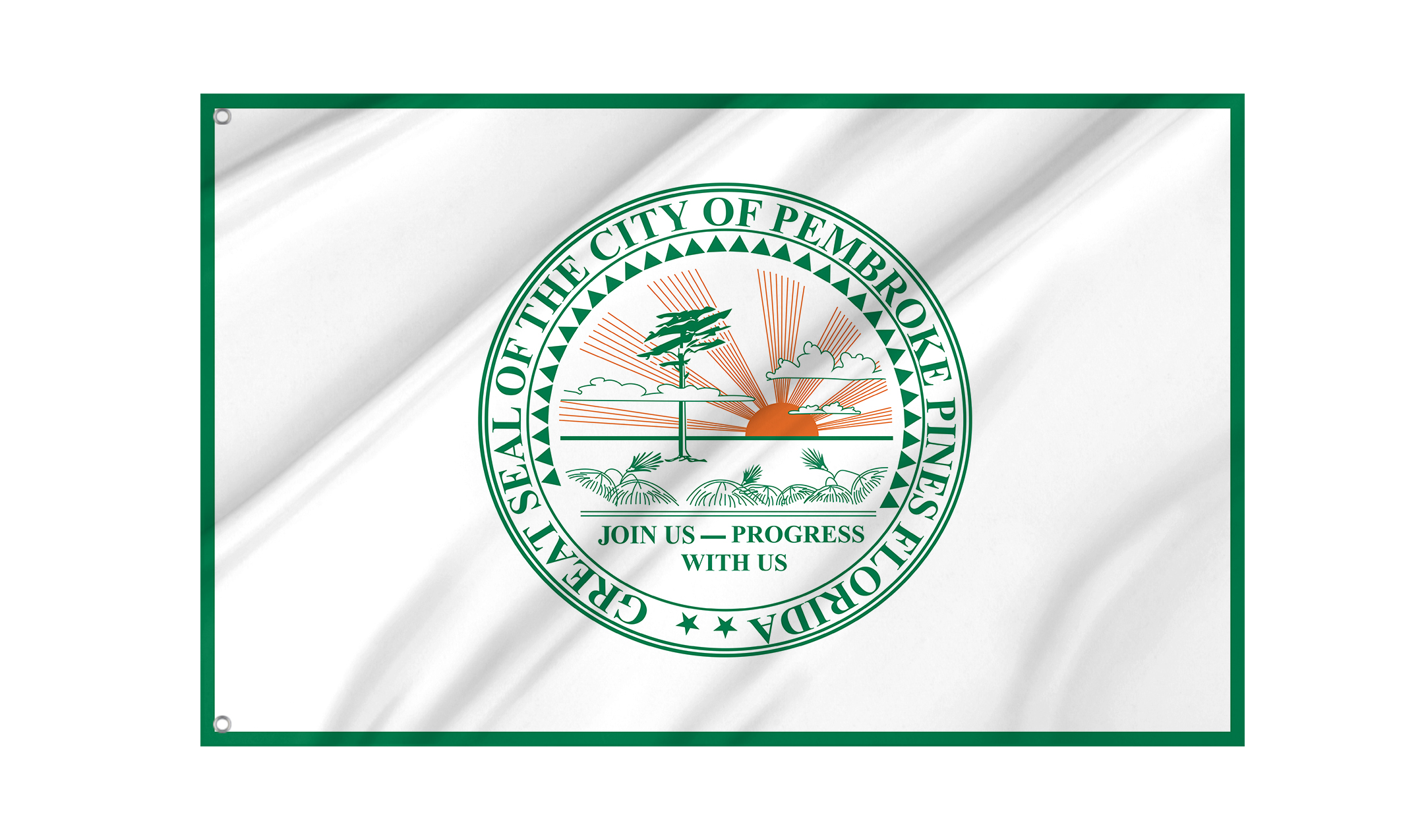 Pembroke Pines Flag for Indoor & Outdoor Use