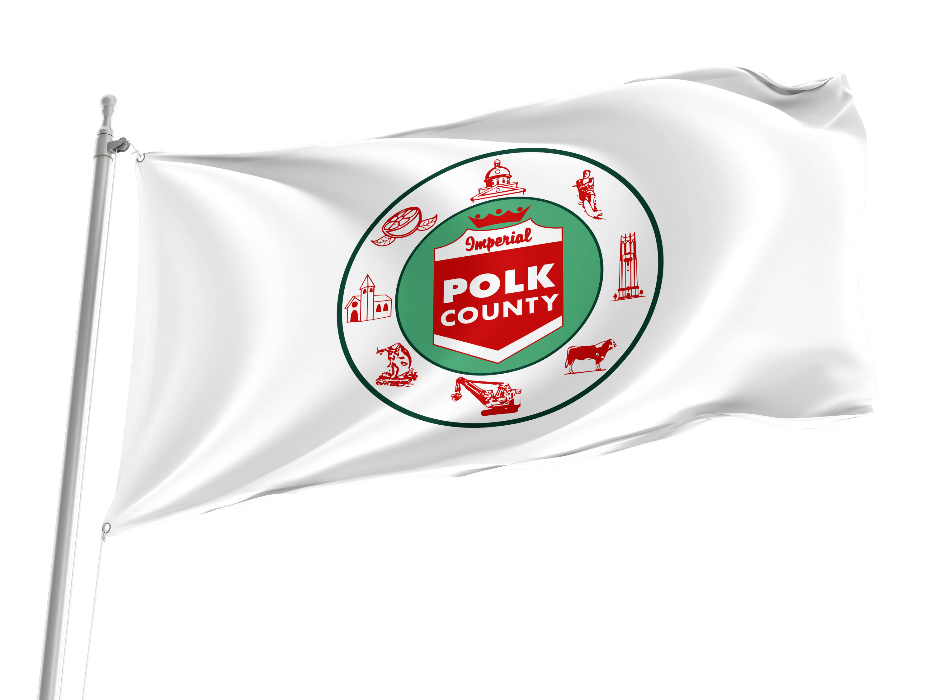 Polk County, Florida Flag for Indoor & Outdoor Use