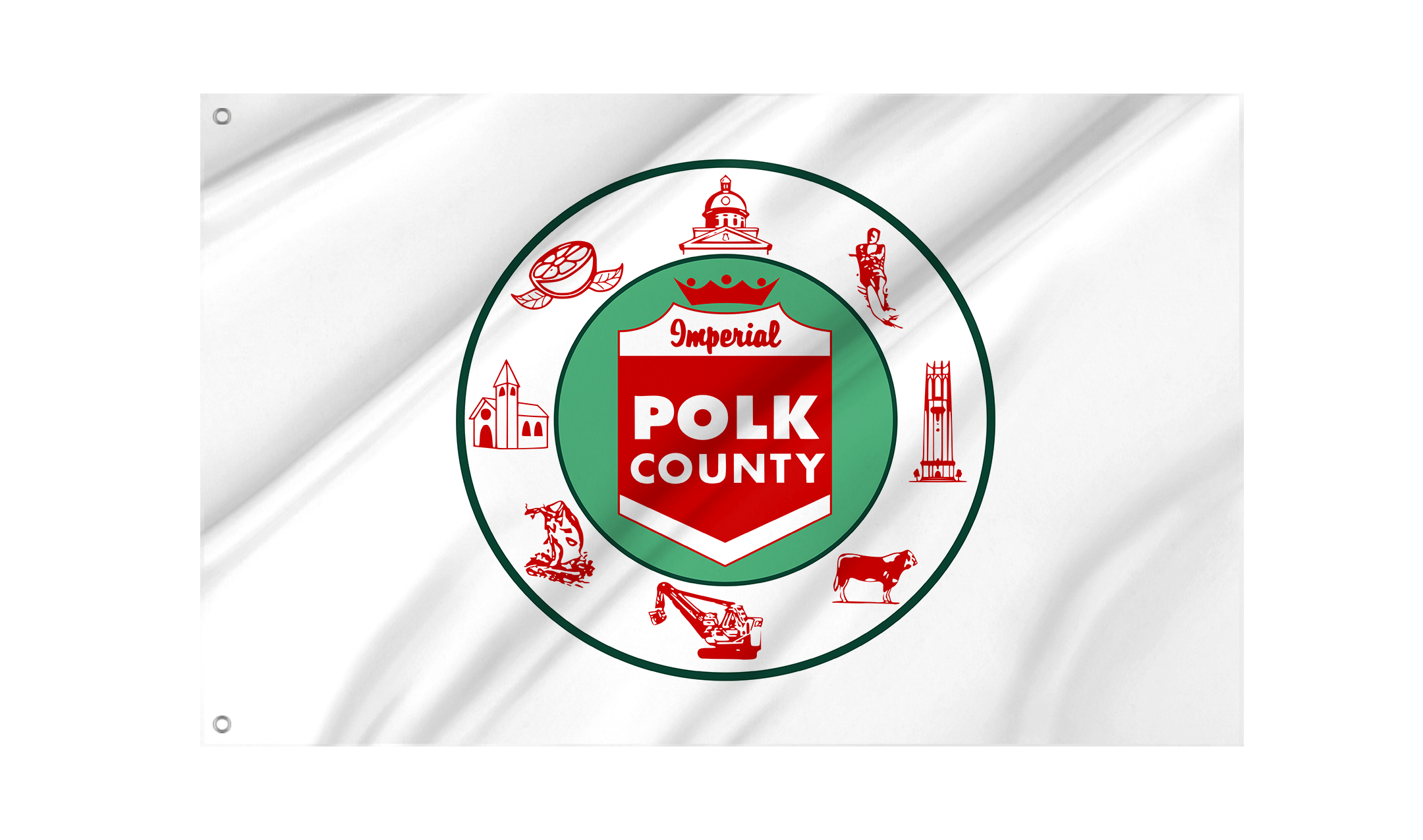 Polk County, Florida Flag for Indoor & Outdoor Use