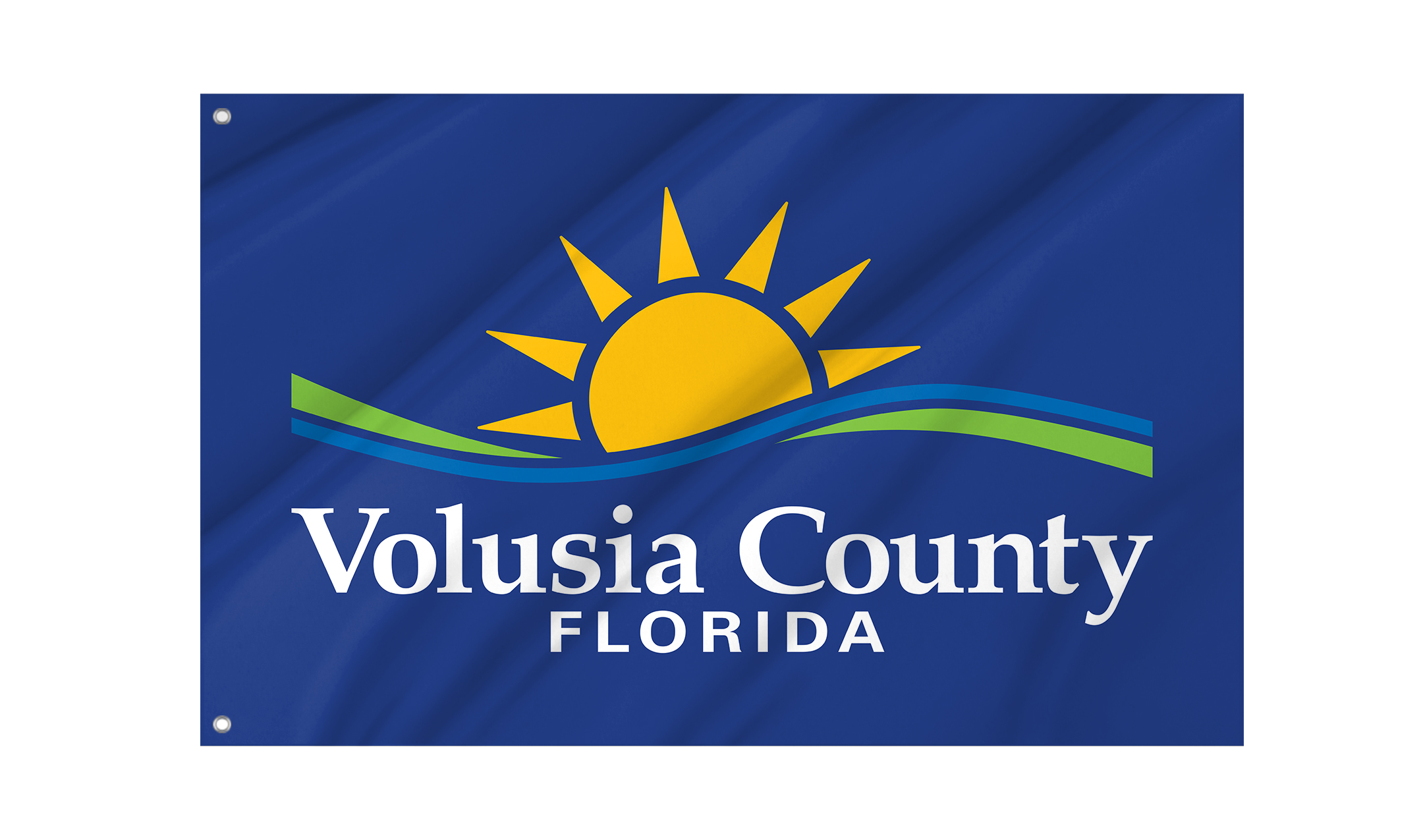 Volusia County Blue Flag for Indoor & Outdoor Use
