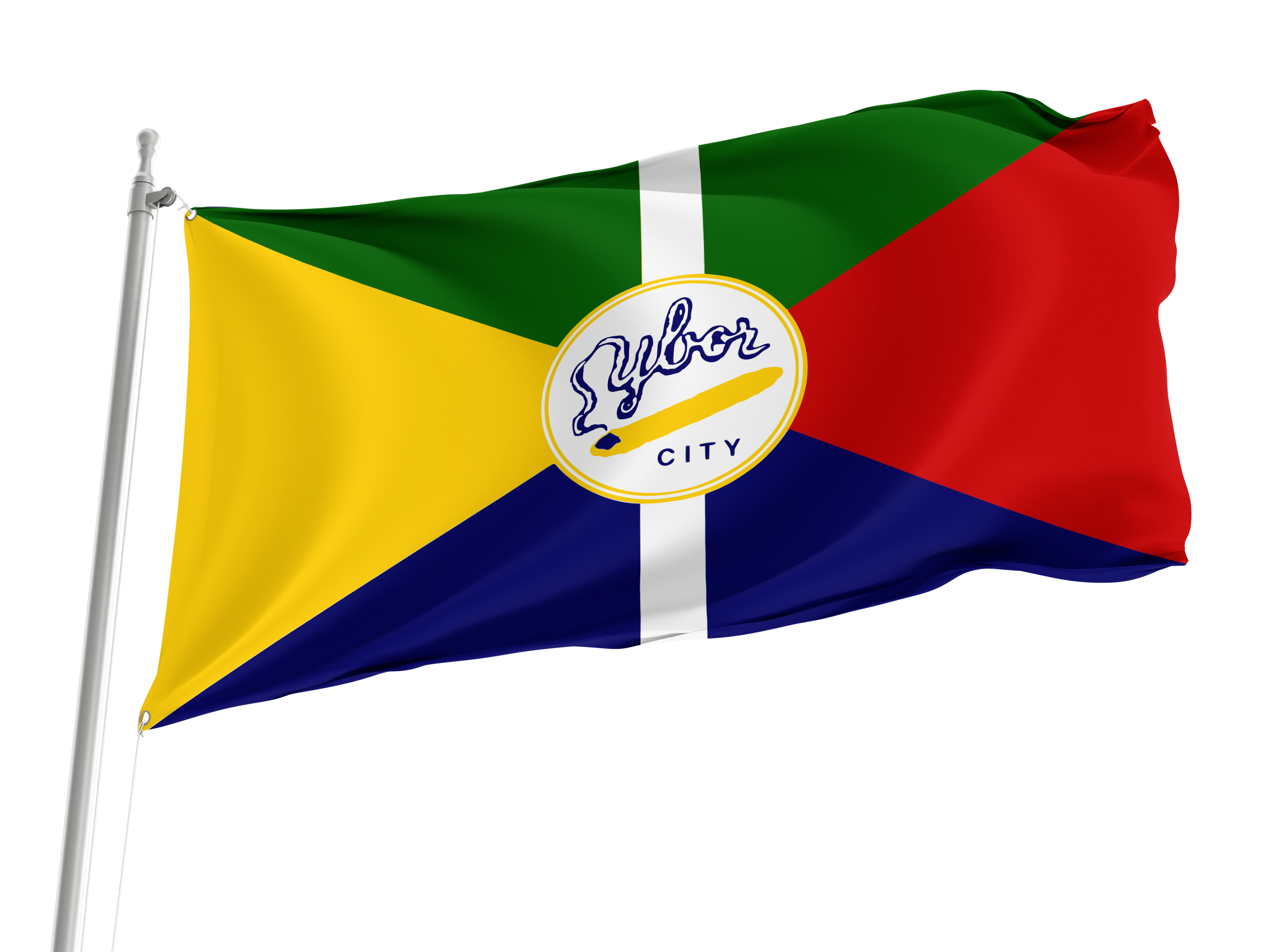 Ybor City Flag for Indoor & Outdoor Use