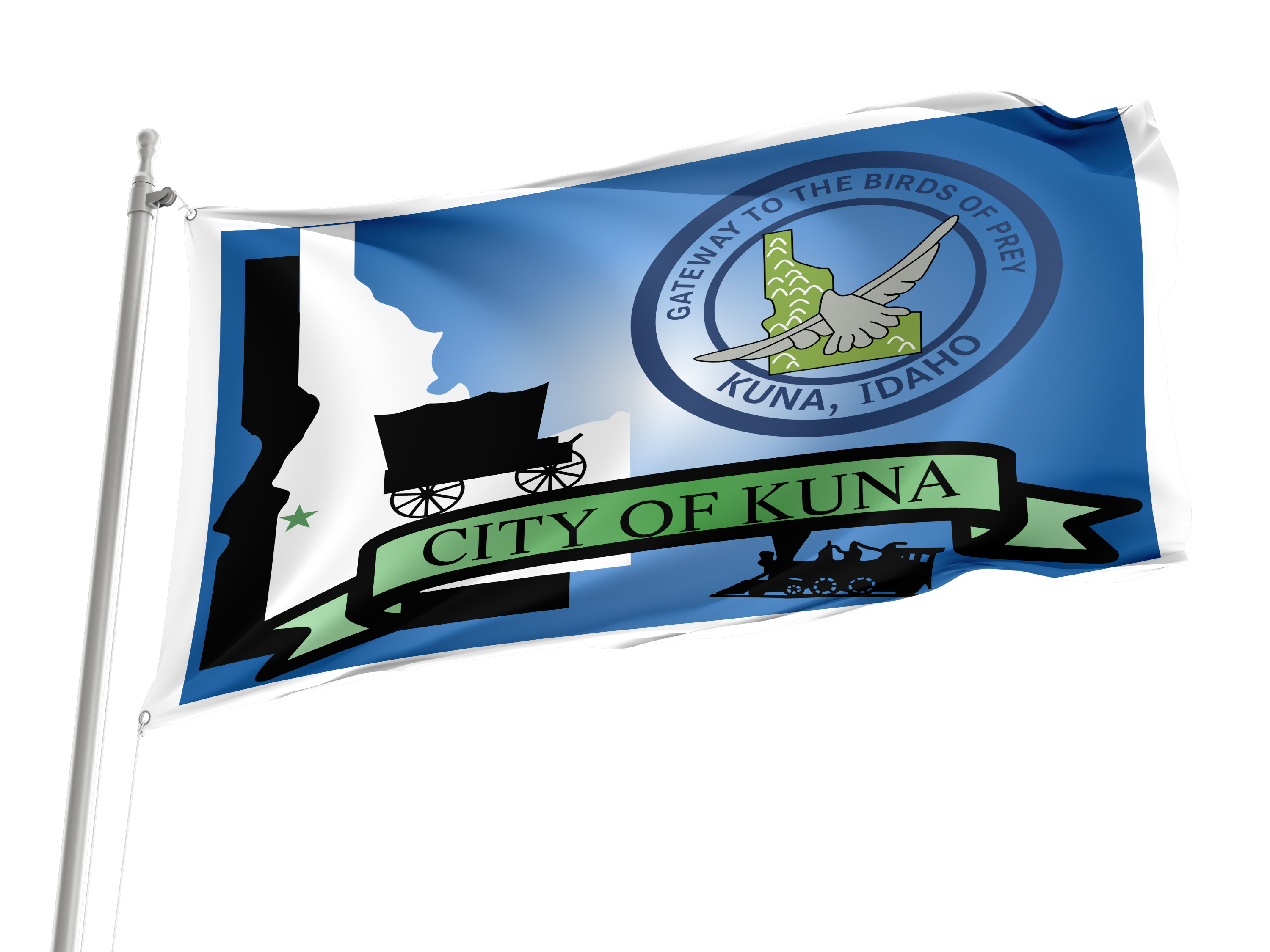 Kuna City Flag for Indoor & Outdoor Use