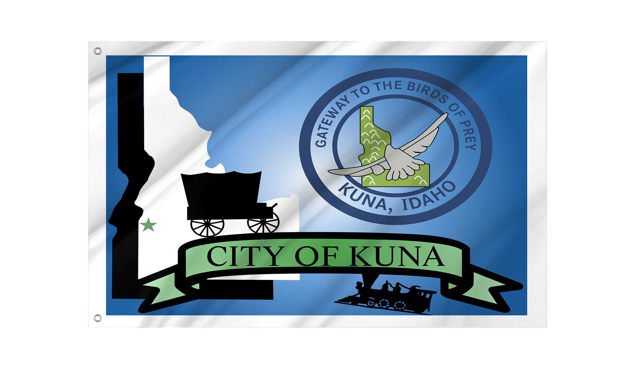 Kuna City Flag for Indoor & Outdoor Use