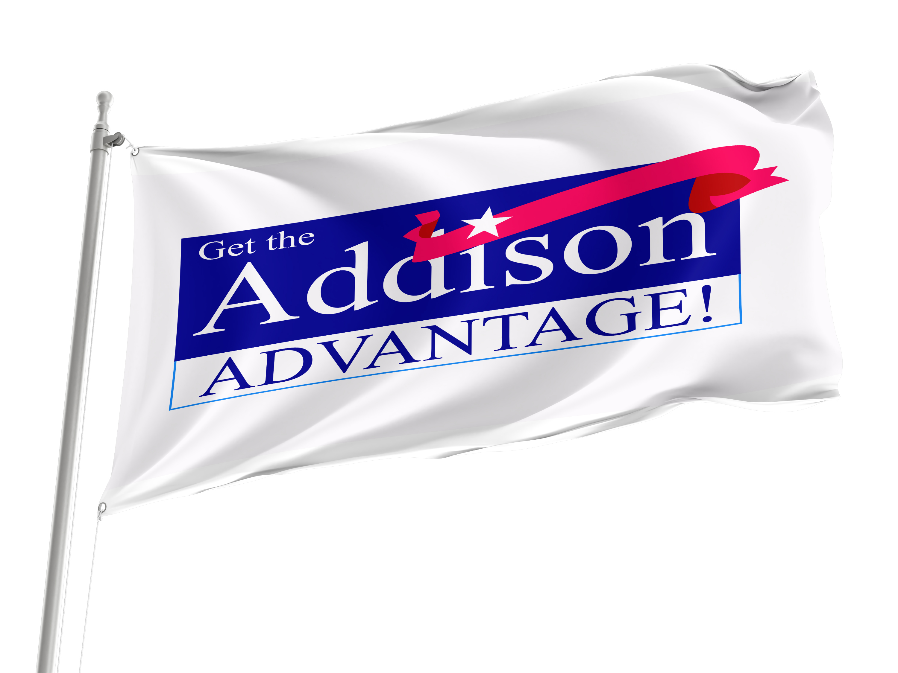 Addison Advantage Flag for Indoor & Outdoor Use