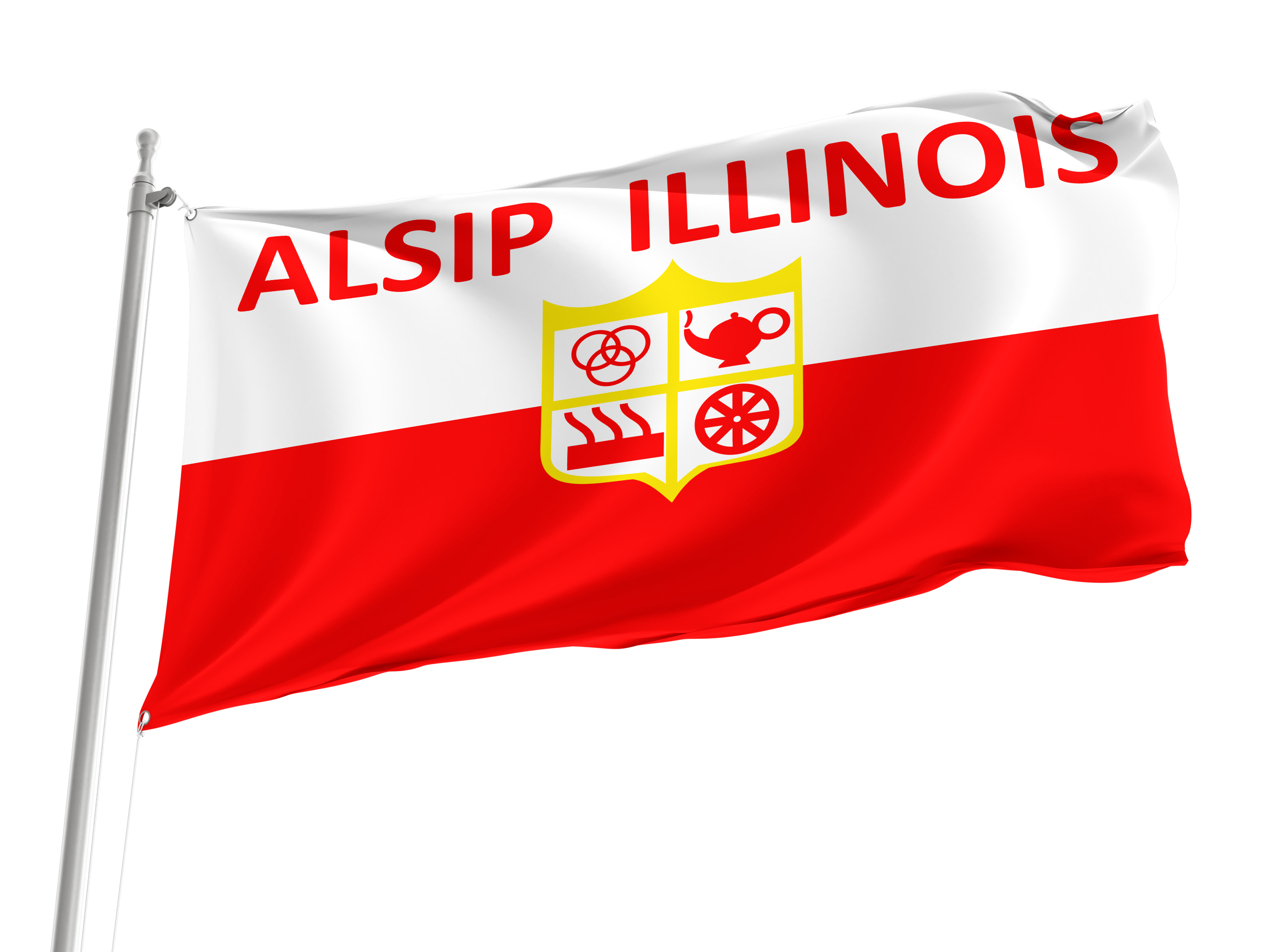 Alsip Illinois Flag for Indoor & Outdoor Use