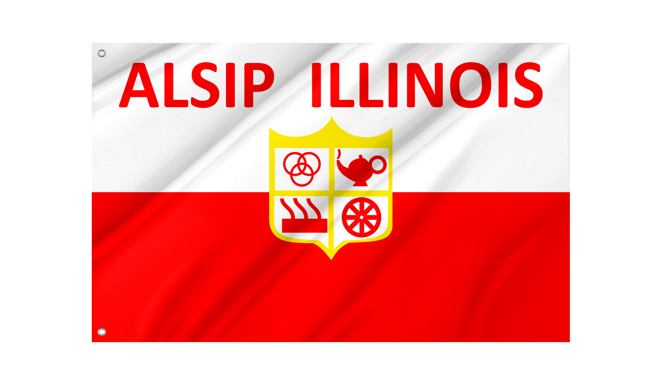 Alsip Illinois Flag for Indoor & Outdoor Use