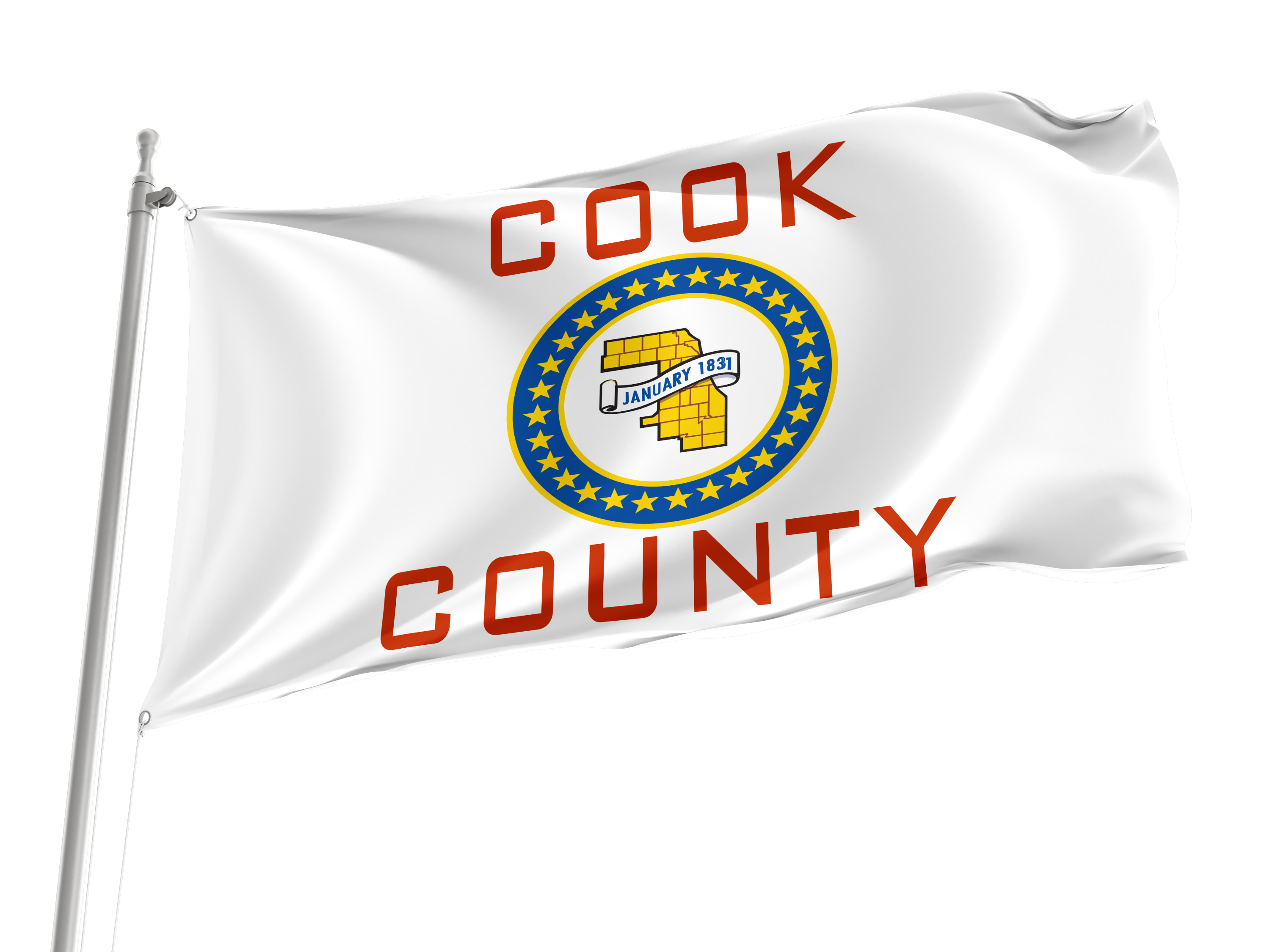 Cook County Flag for Indoor & Outdoor Use