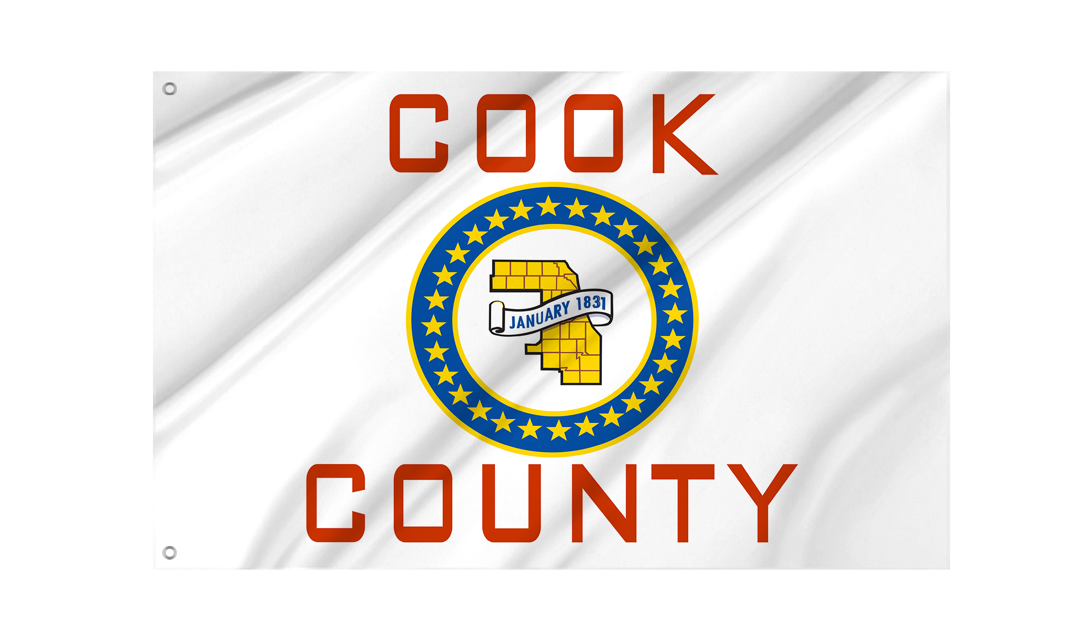Cook County Flag for Indoor & Outdoor Use