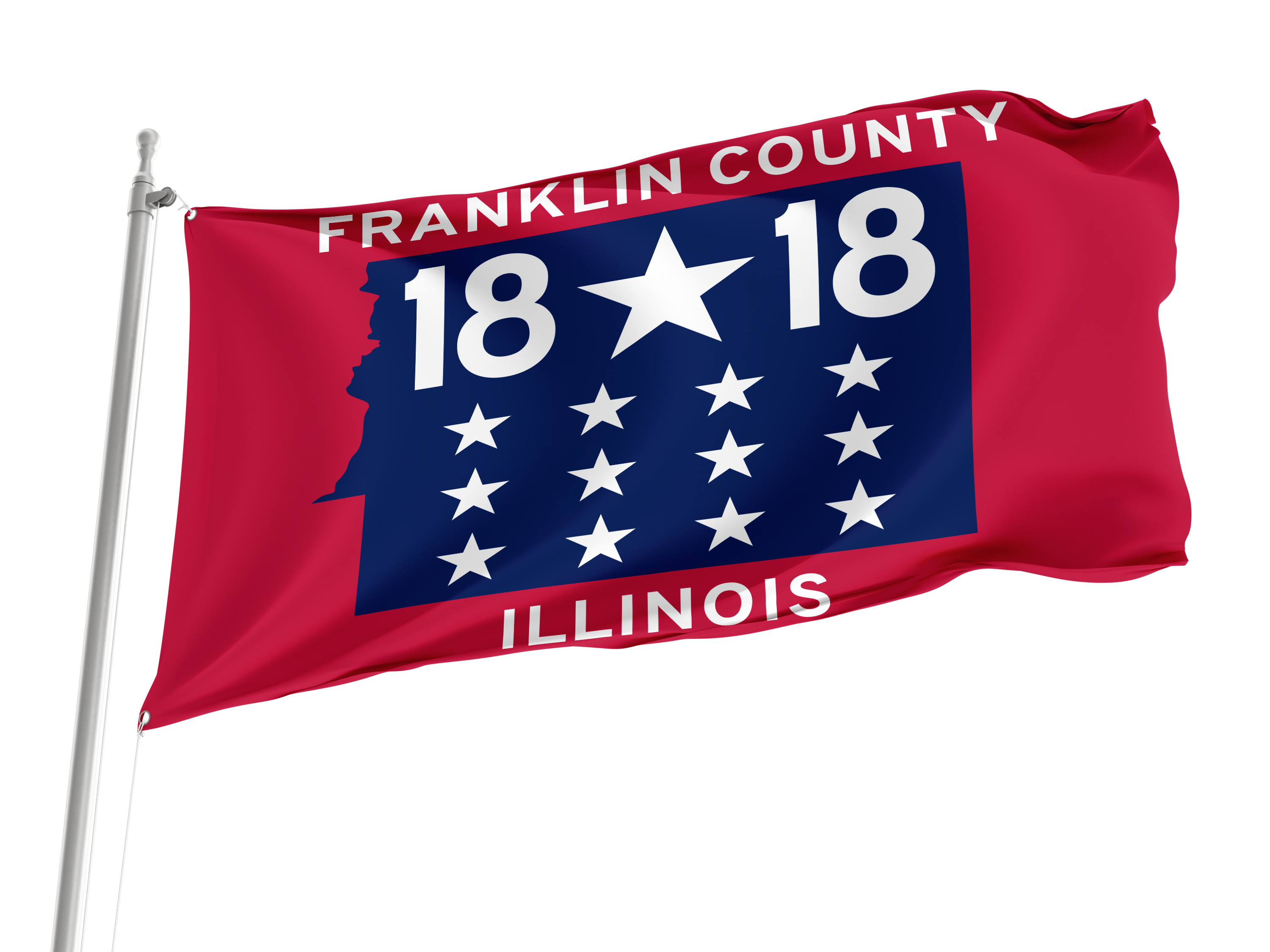 Franklin County Flag for Indoor & Outdoor Use