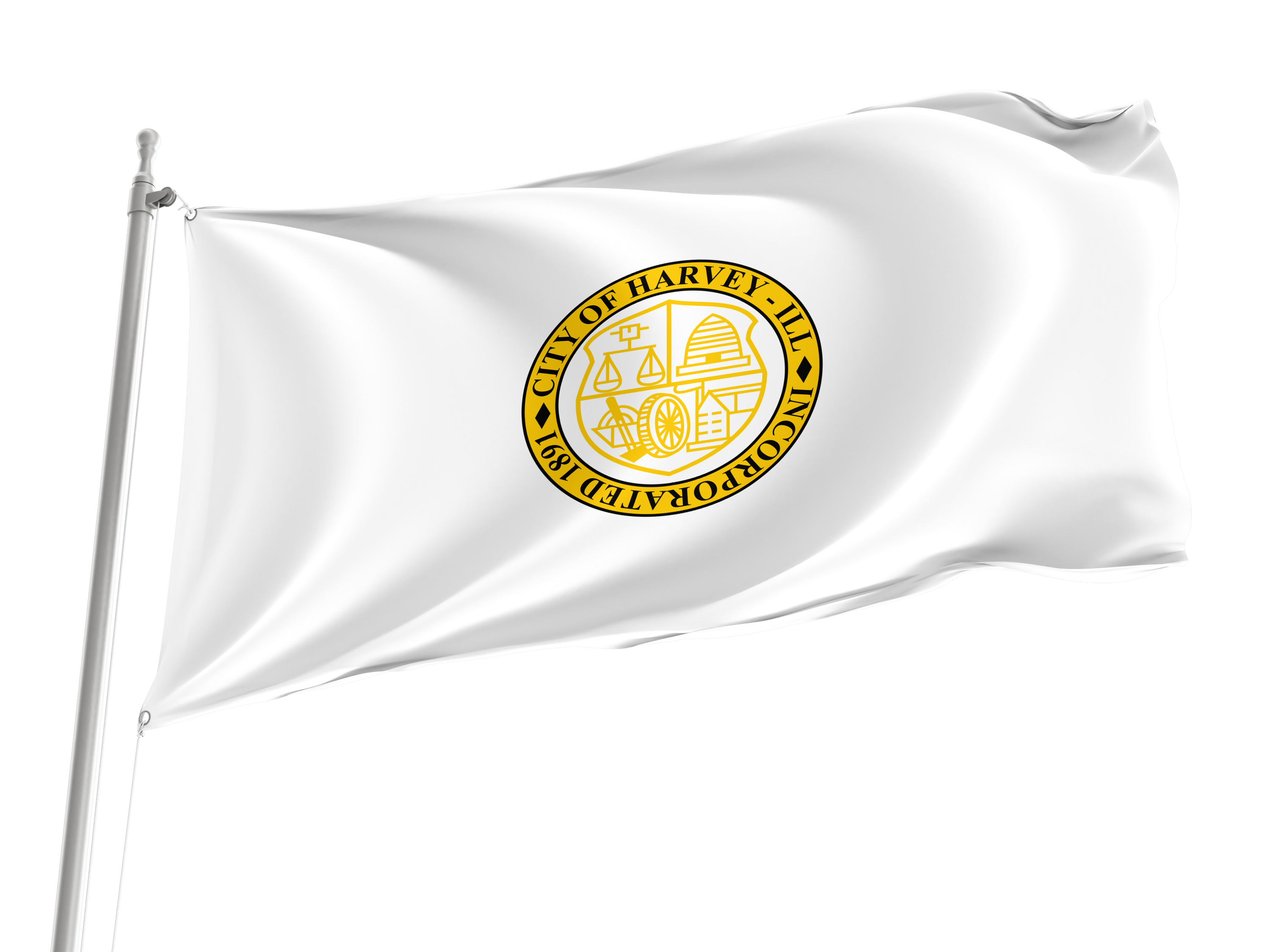 Harvey Flag for Indoor & Outdoor Use