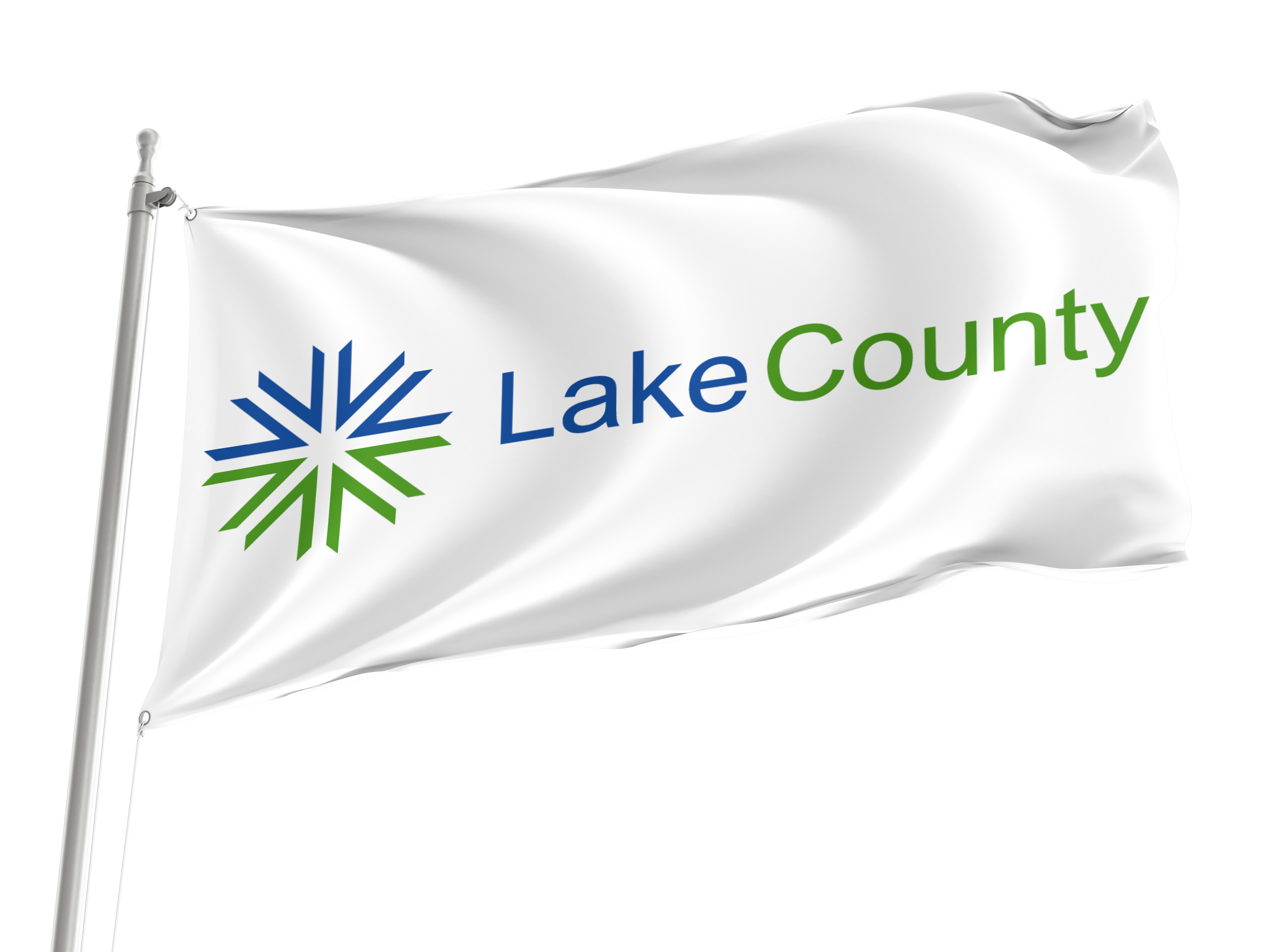Lake County, Illinois Flag for Indoor & Outdoor Use