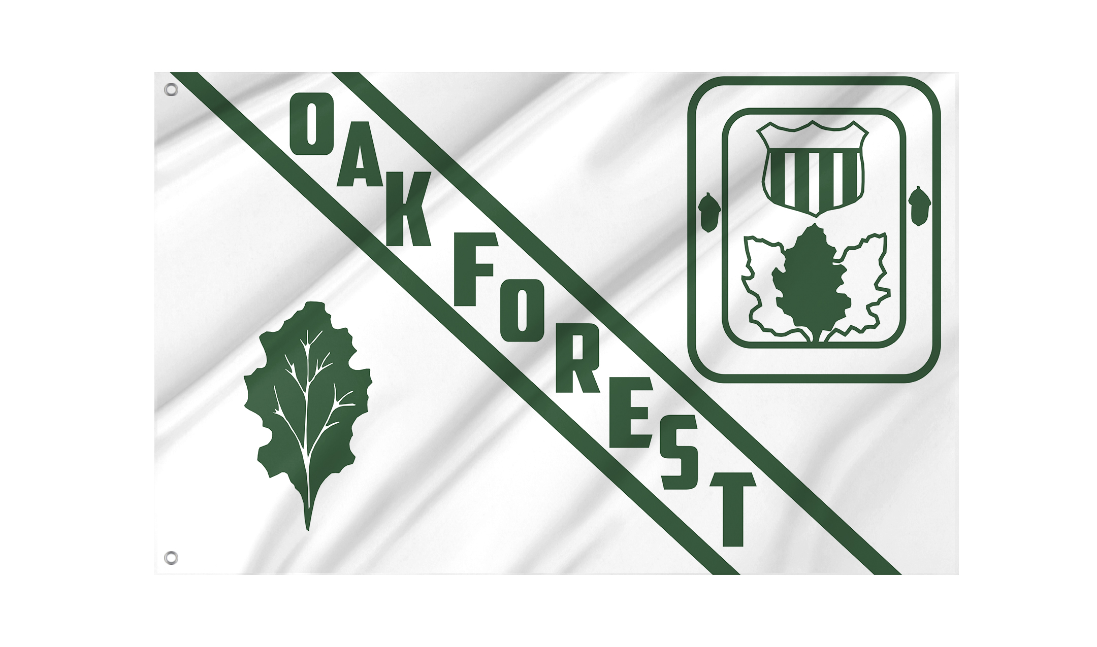 Oak Forest Flag for Indoor & Outdoor Use
