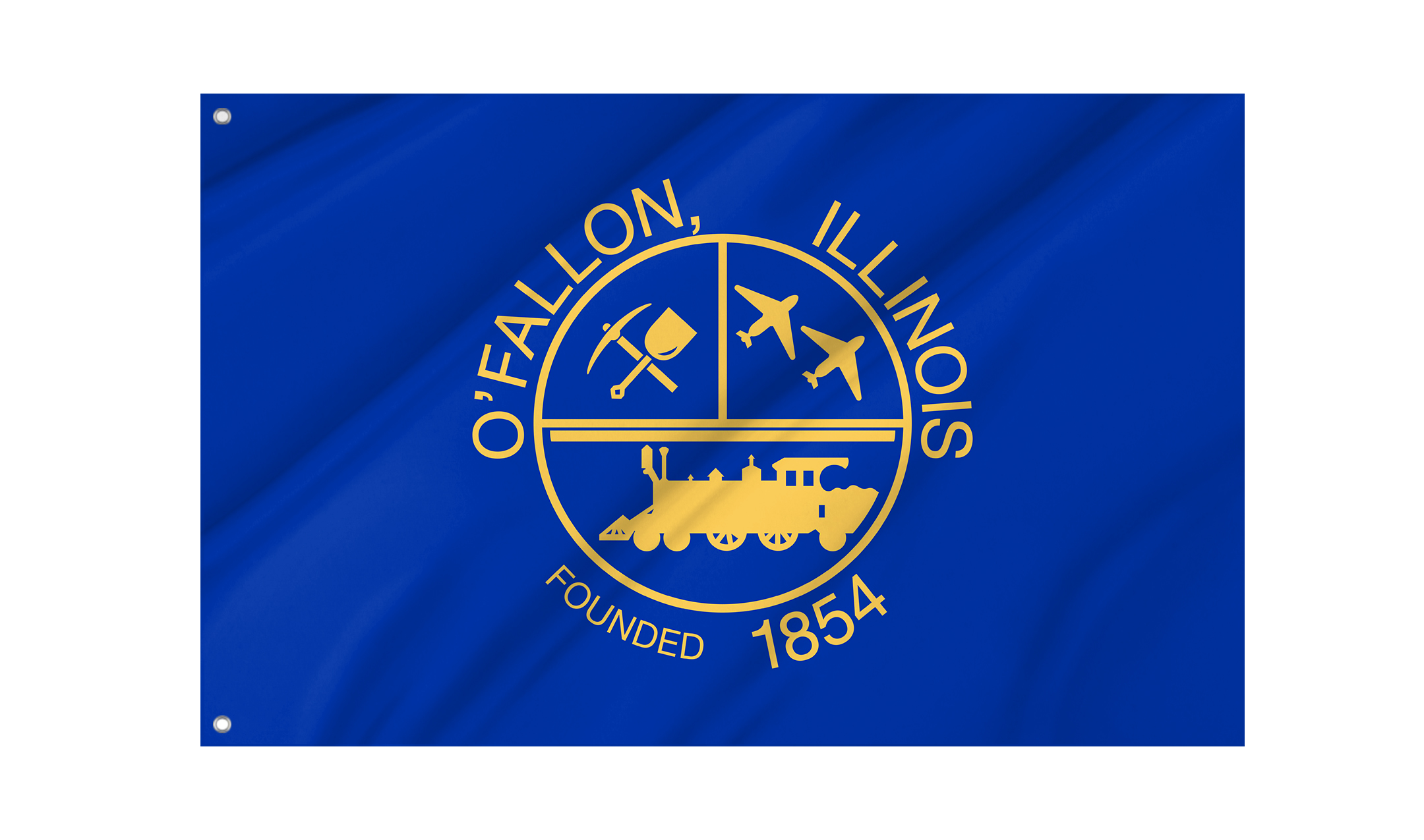 O'Fallon Flag for Indoor & Outdoor Use