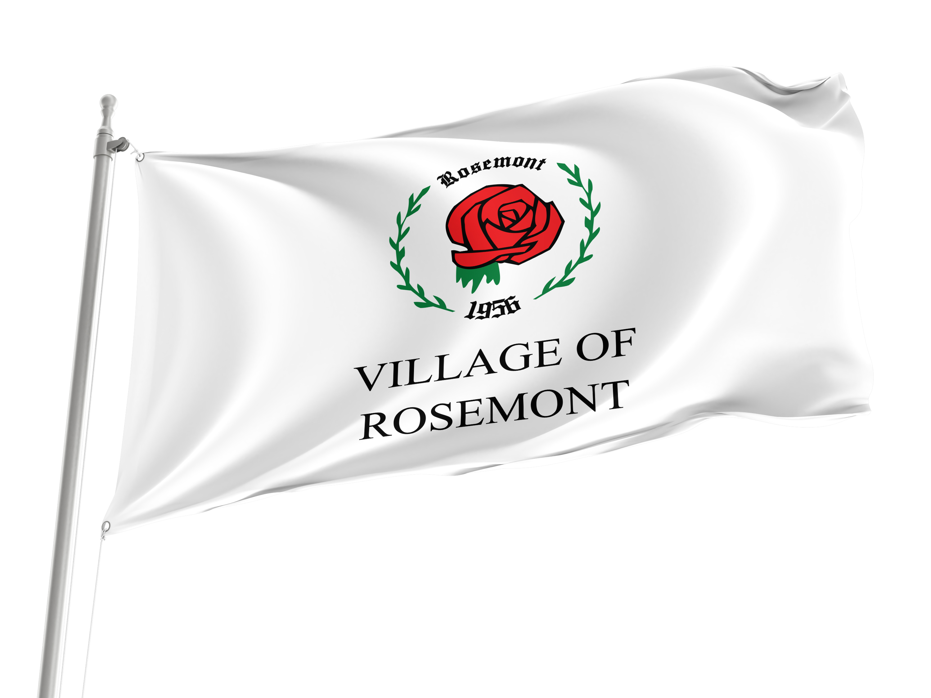 Rosemont Flag for Indoor & Outdoor Use