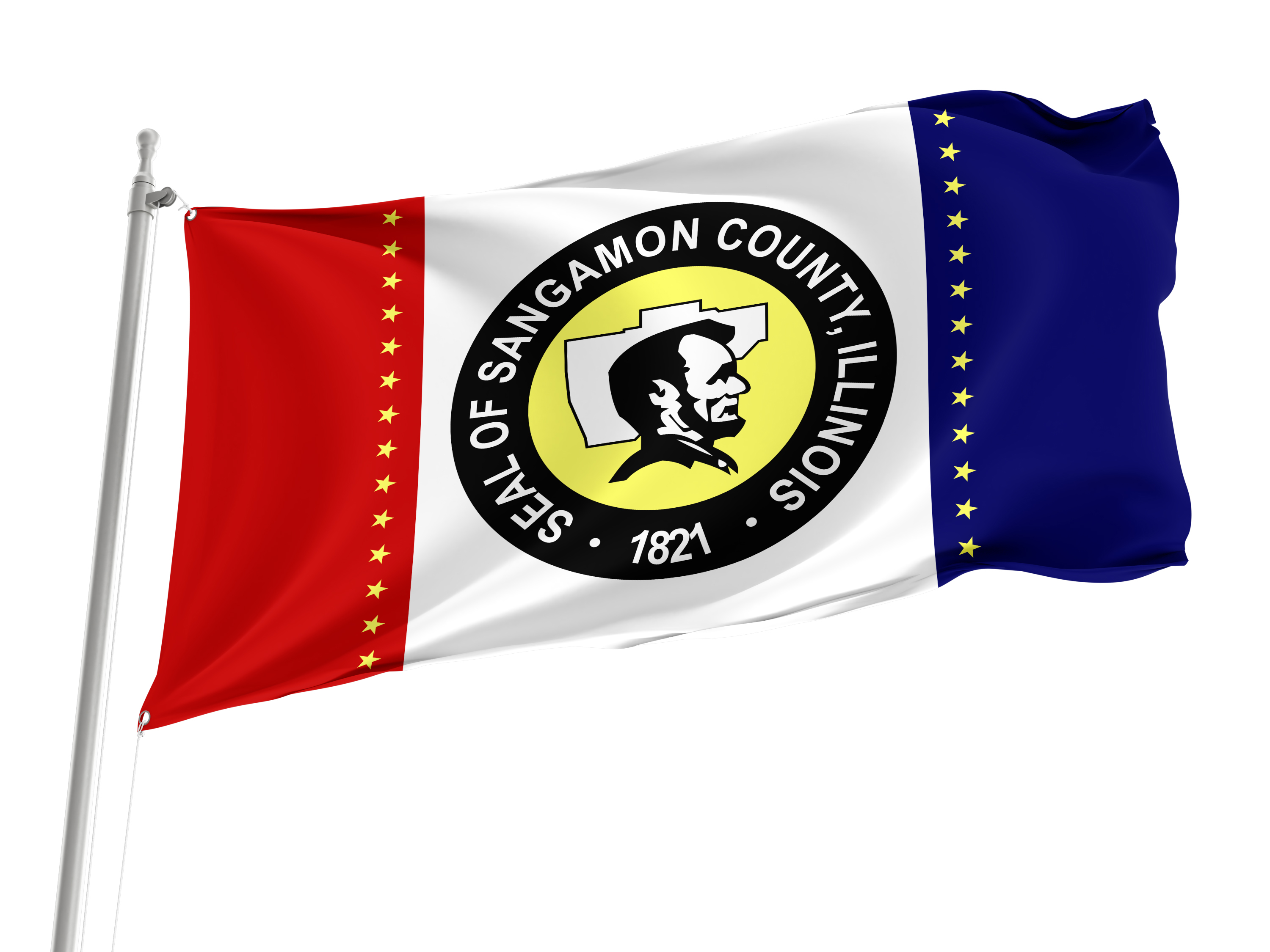 Sangamon County Flag for Indoor & Outdoor Use