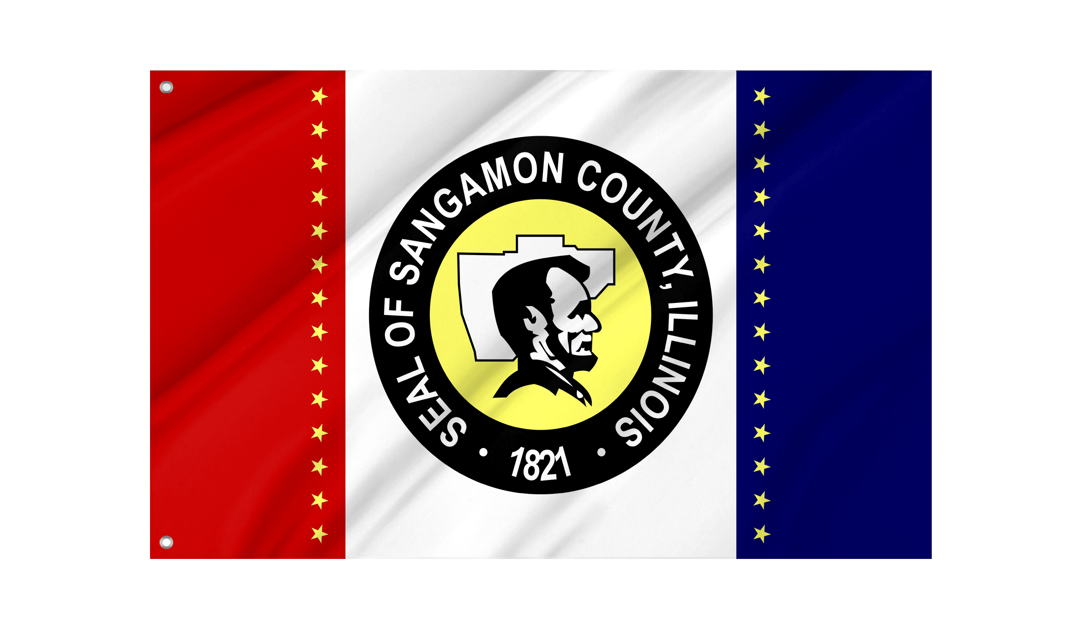 Sangamon County Flag for Indoor & Outdoor Use