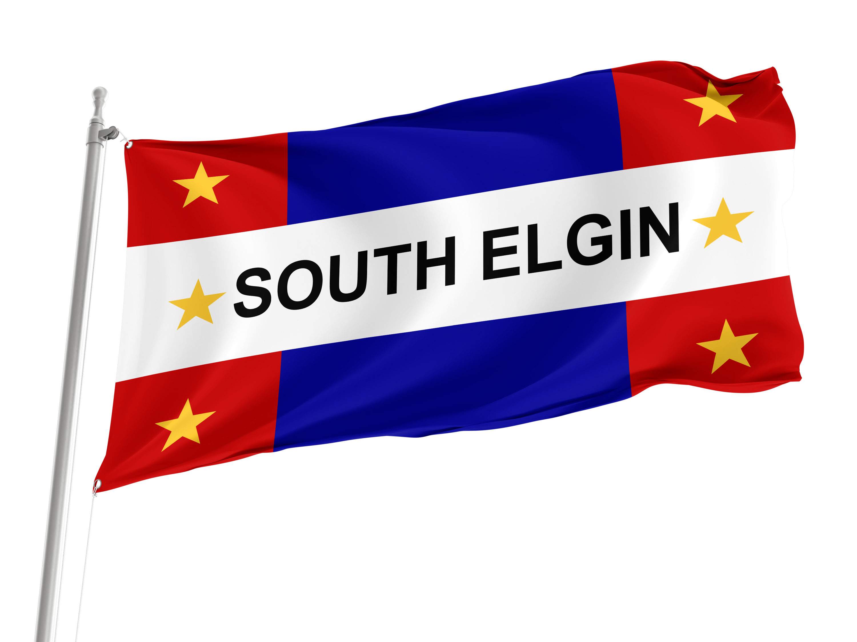 South Elgin Flag for Indoor & Outdoor Use