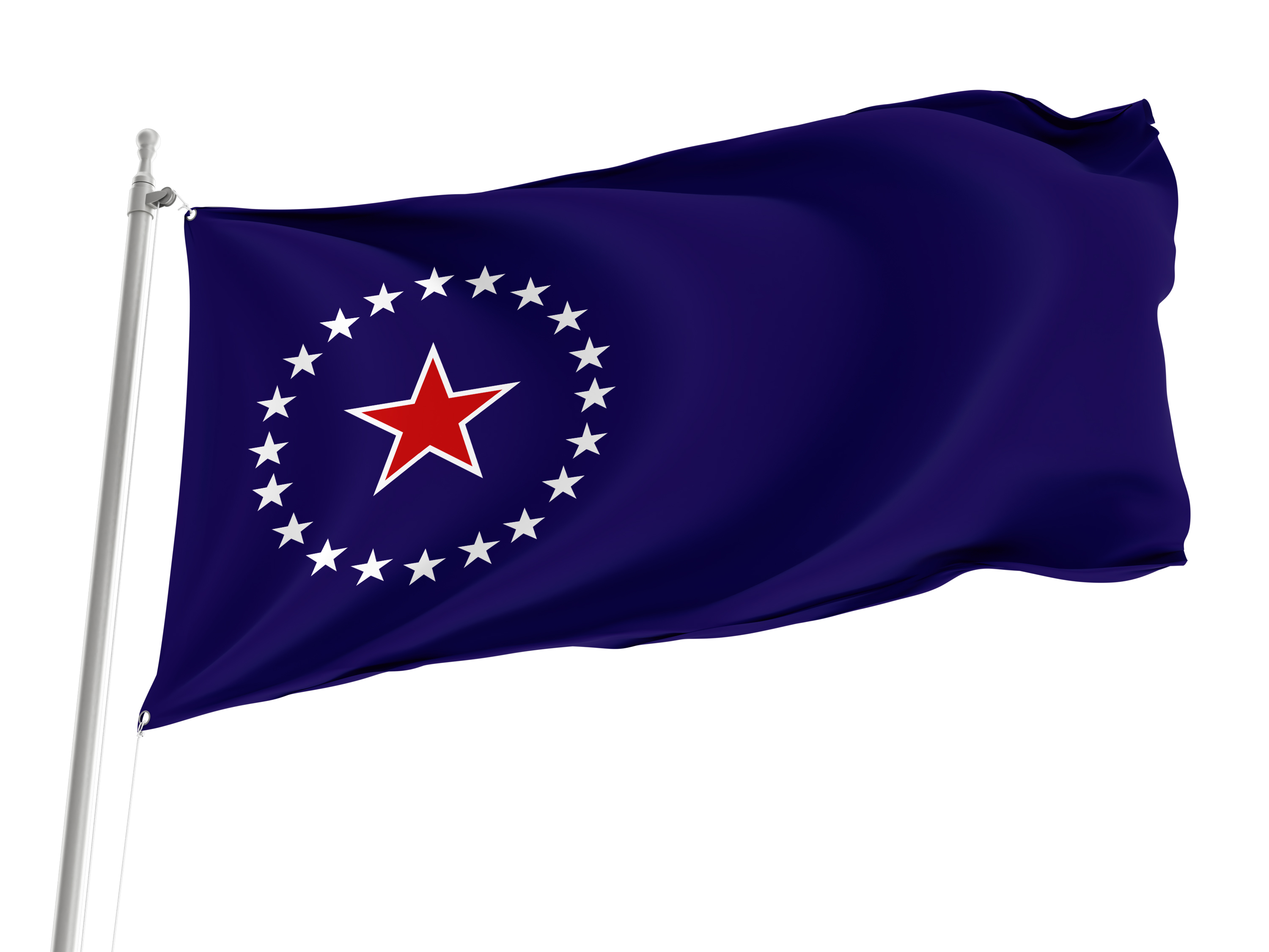 Springfield, Illinois no text Flag for Indoor & Outdoor Use