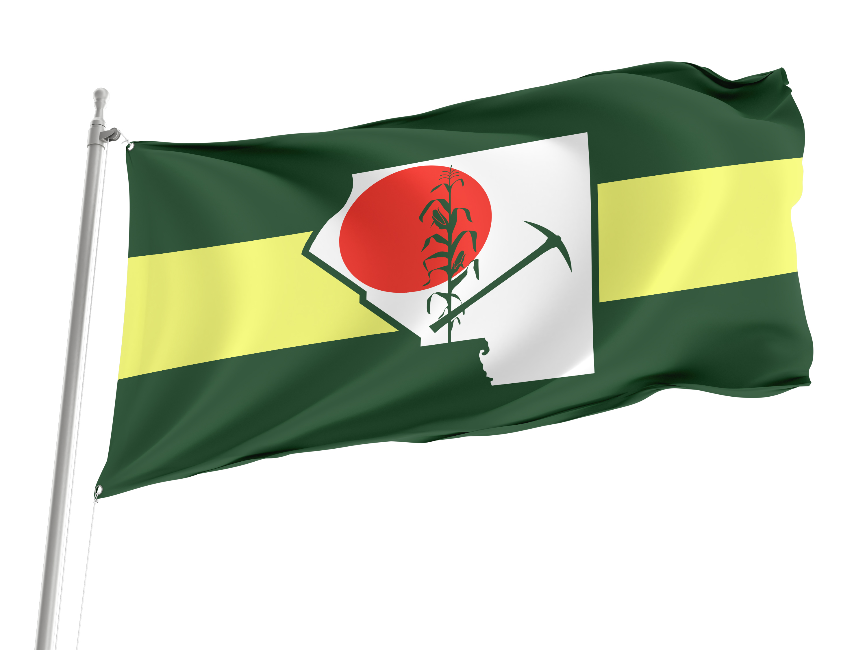 St. Clair County Flag for Indoor & Outdoor Use