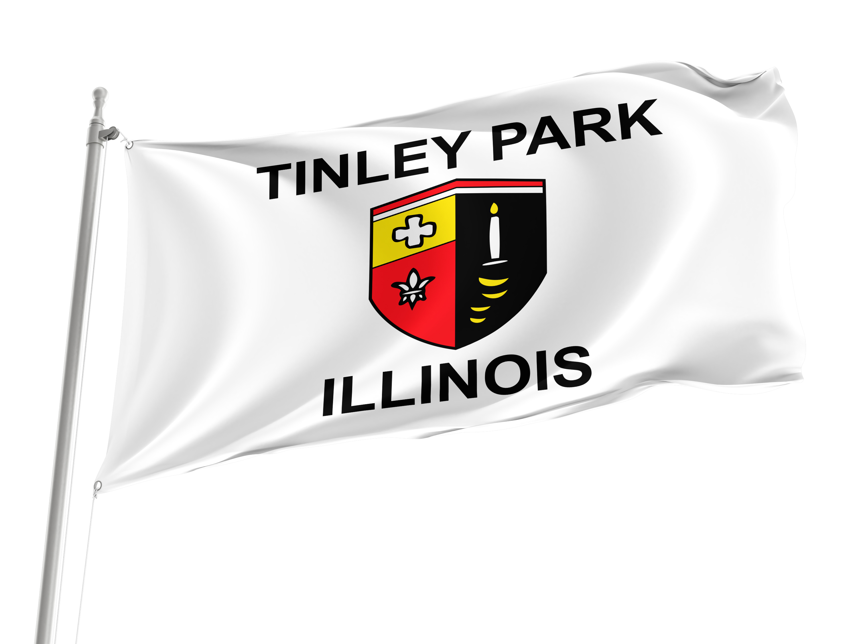 Tinley Park Flag for Indoor & Outdoor Use