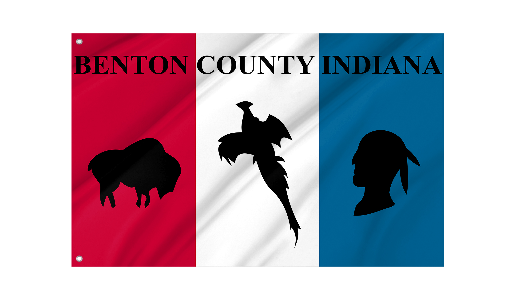 Benton County, Indiana Flag for Indoor & Outdoor Use