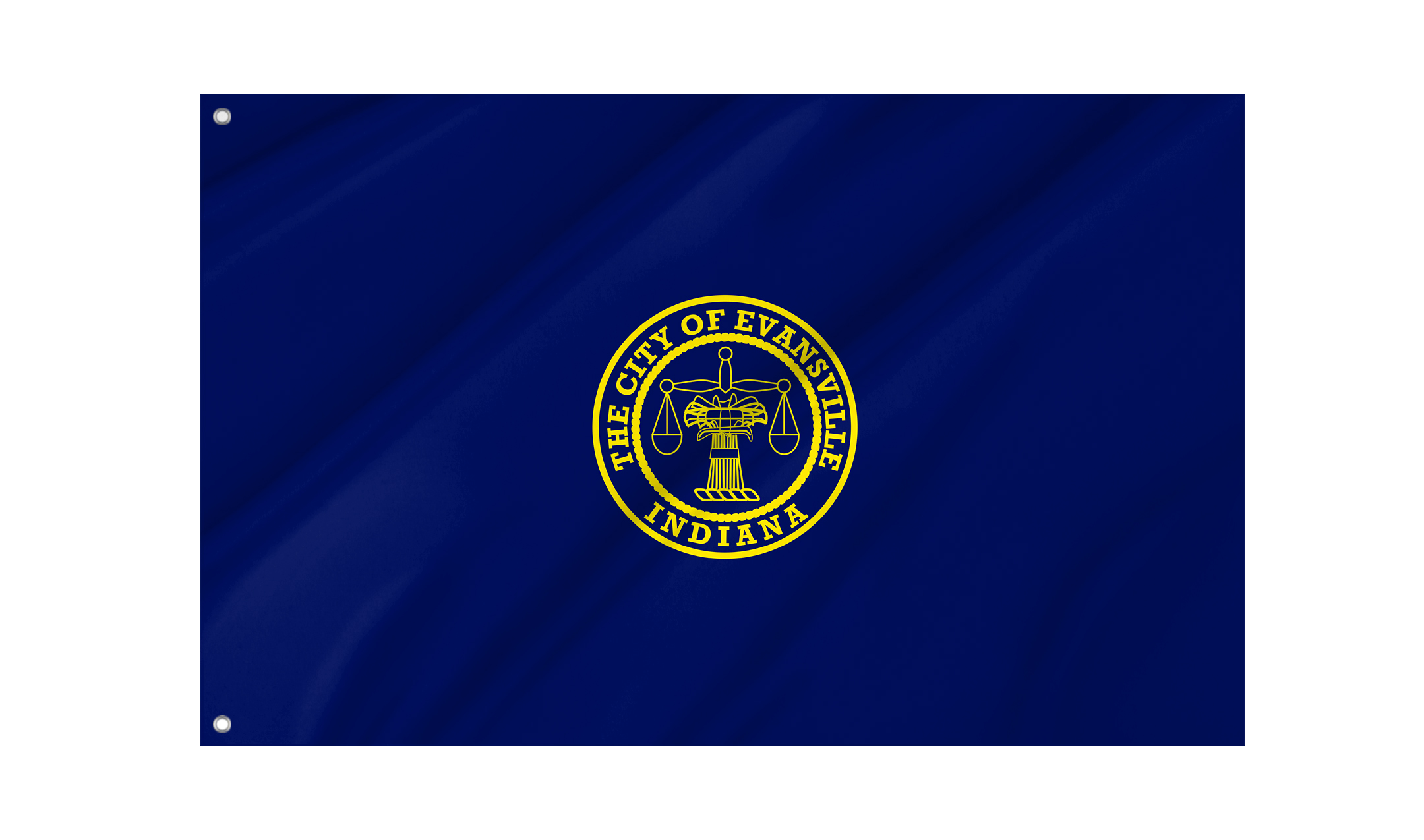 Evansville Flag for Indoor & Outdoor Use