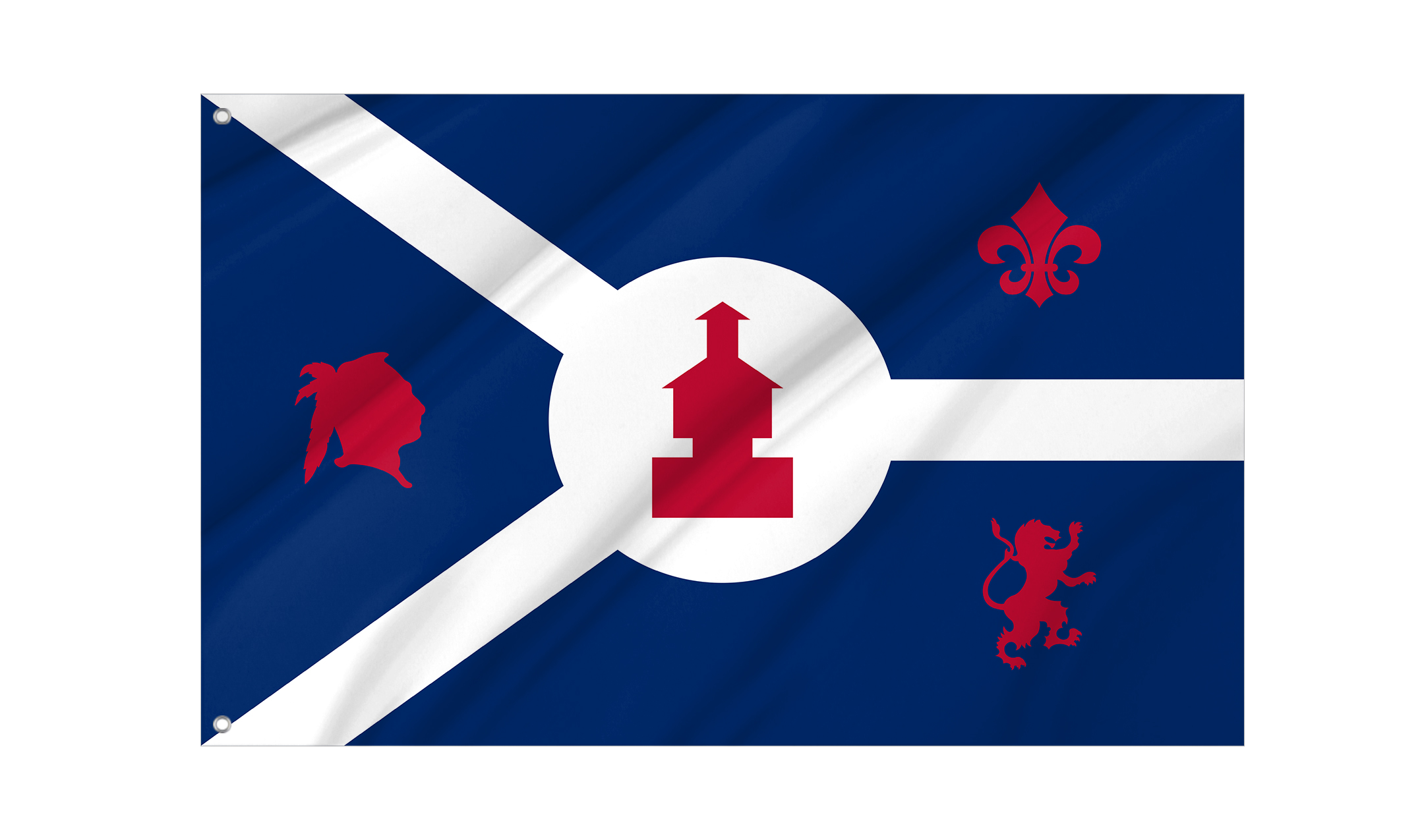 Wayne, Indiana Flag for Indoor & Outdoor Use