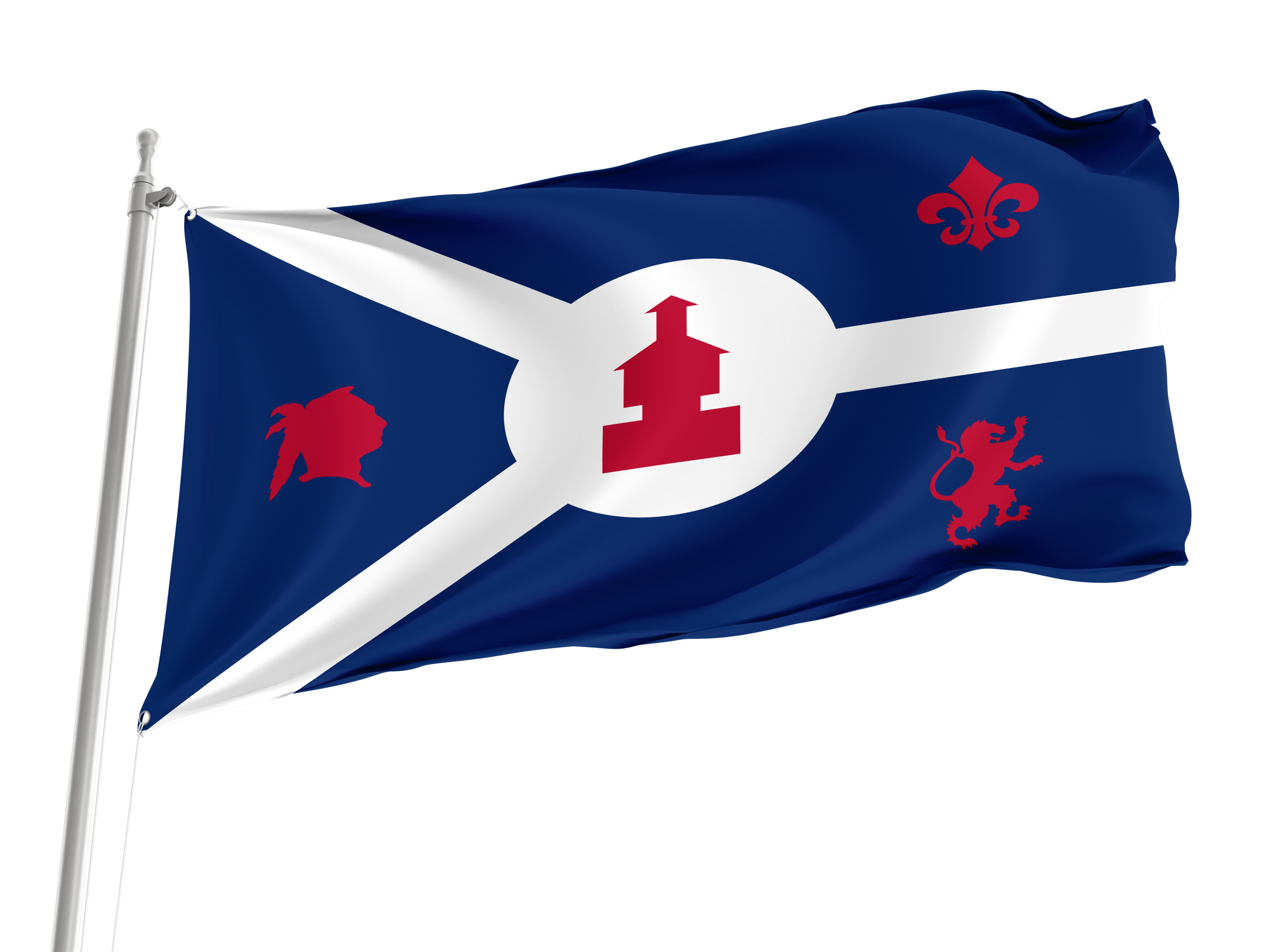 Wayne, Indiana Flag for Indoor & Outdoor Use
