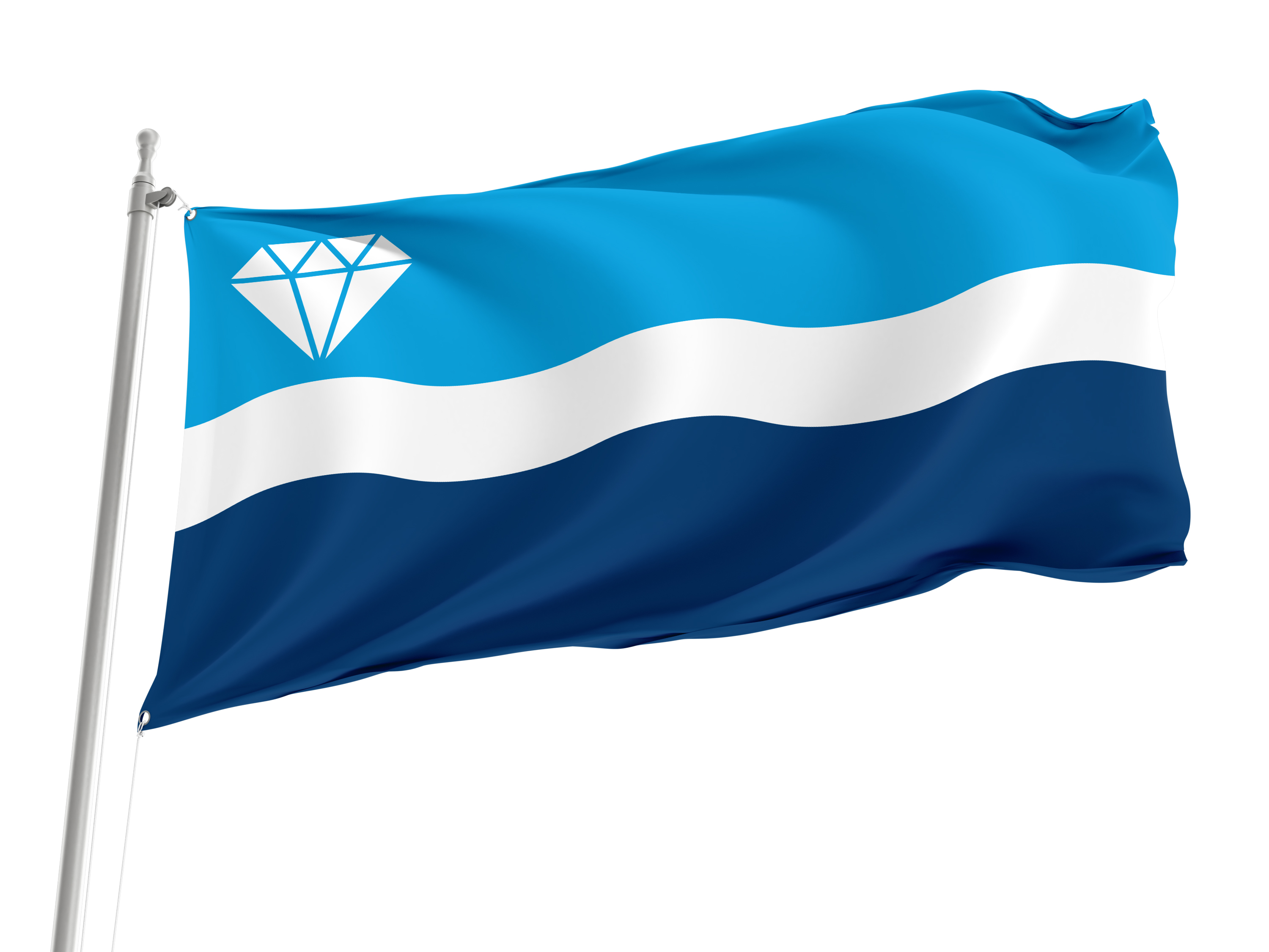 Frankfort Flag for Indoor & Outdoor Use