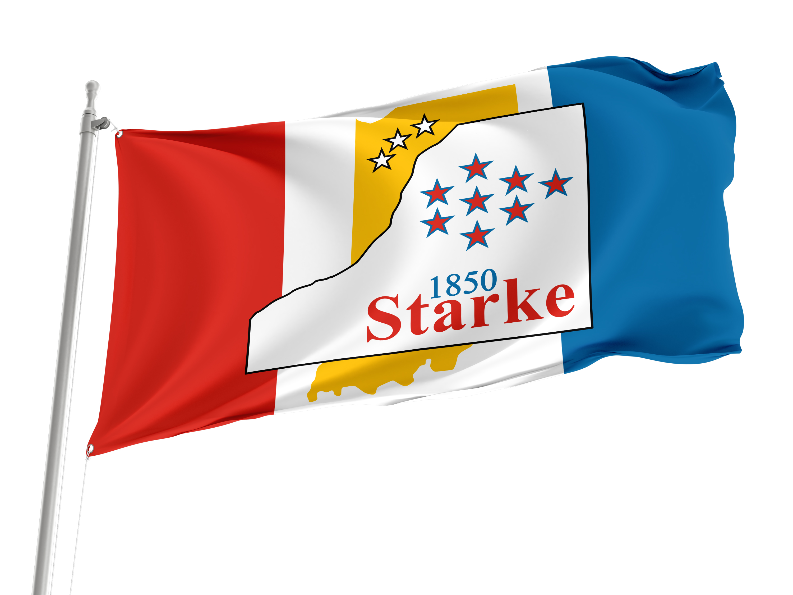 Starke County Flag for Indoor & Outdoor Use