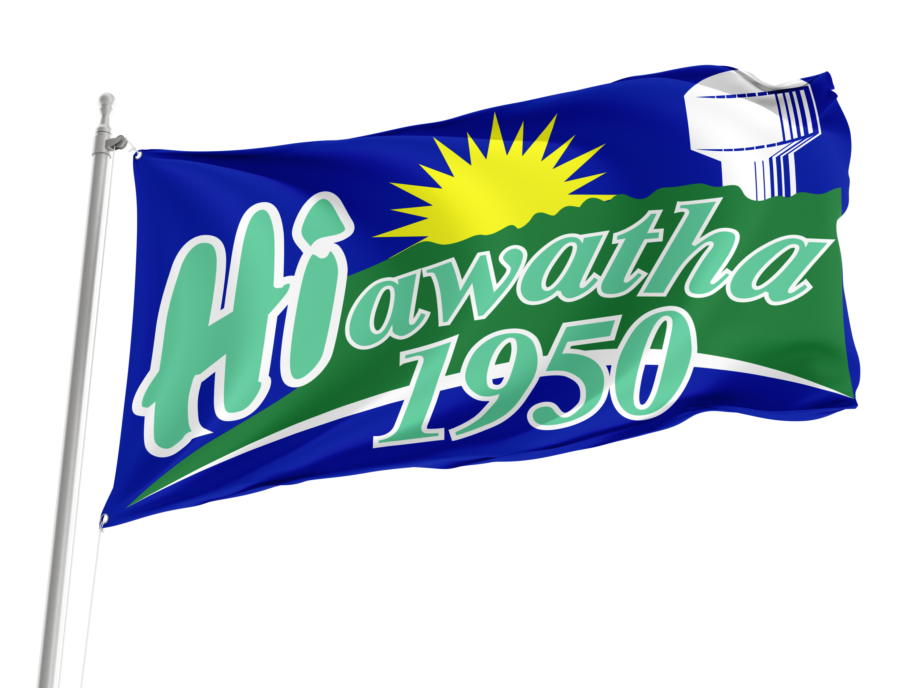 Hiawatha Flag for Indoor & Outdoor Use