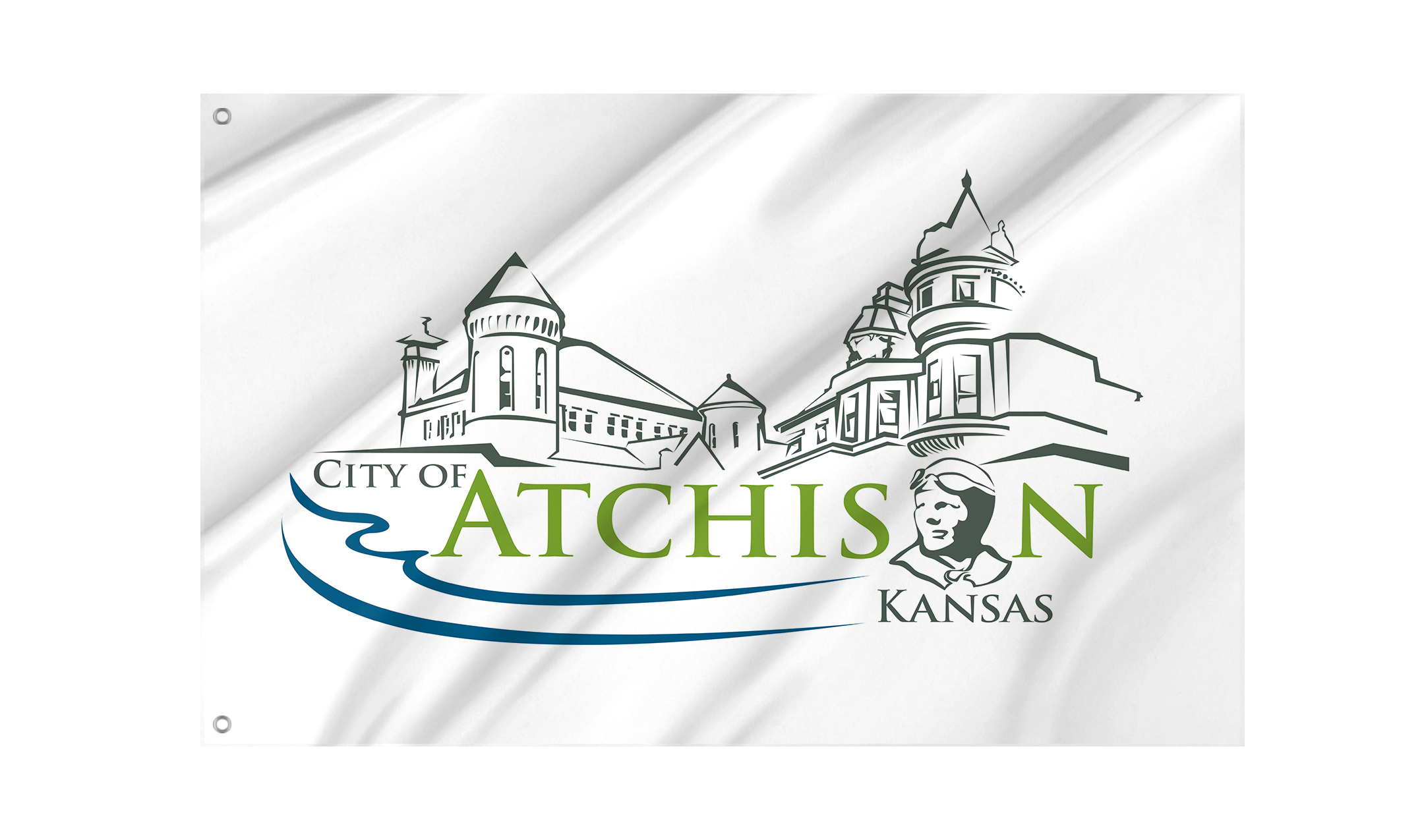 Atchison Flag for Indoor & Outdoor Use