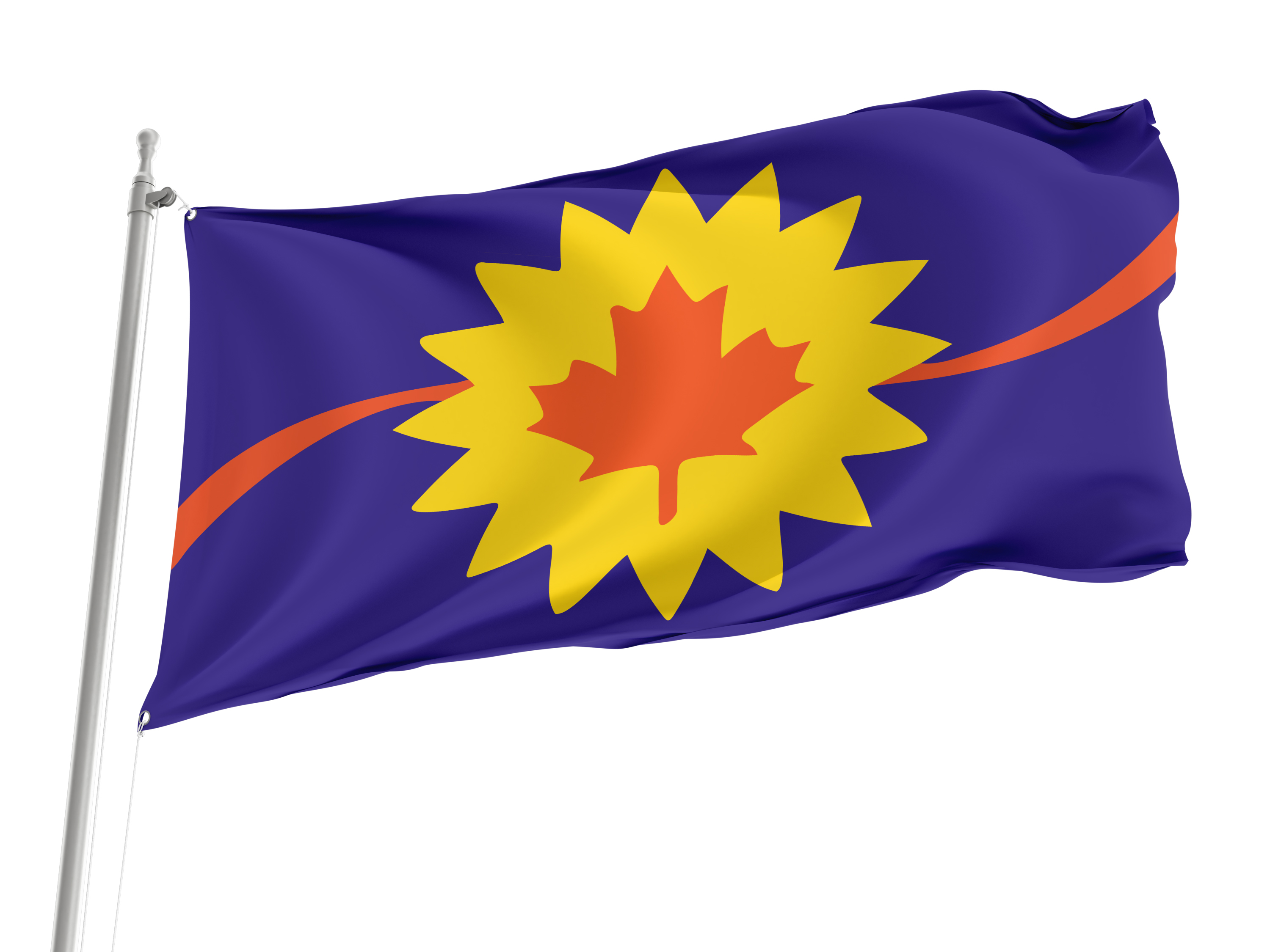 Baldwin City Flag for Indoor & Outdoor Use