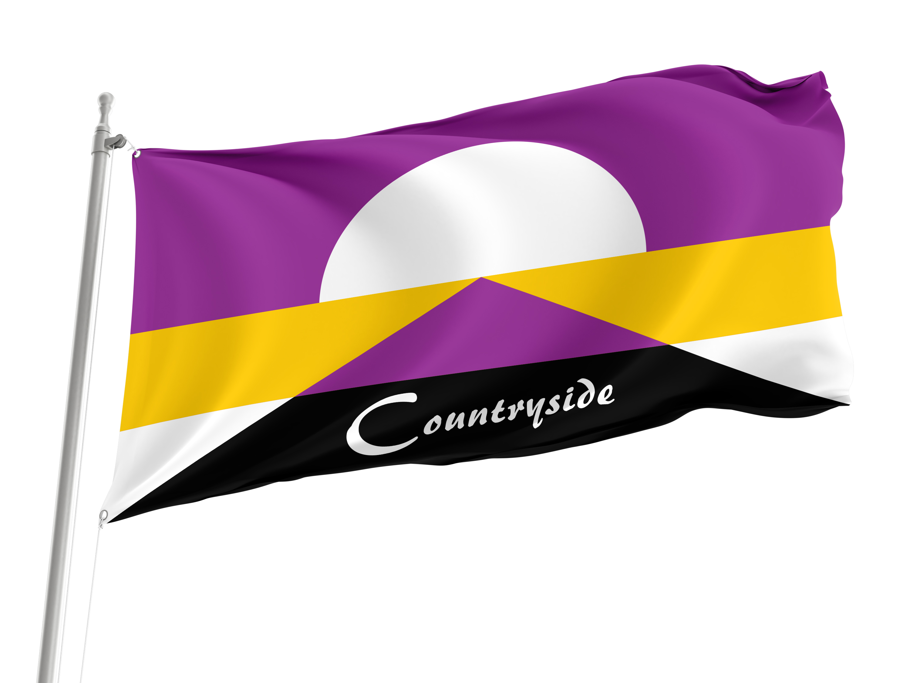 Countryside Flag for Indoor & Outdoor Use