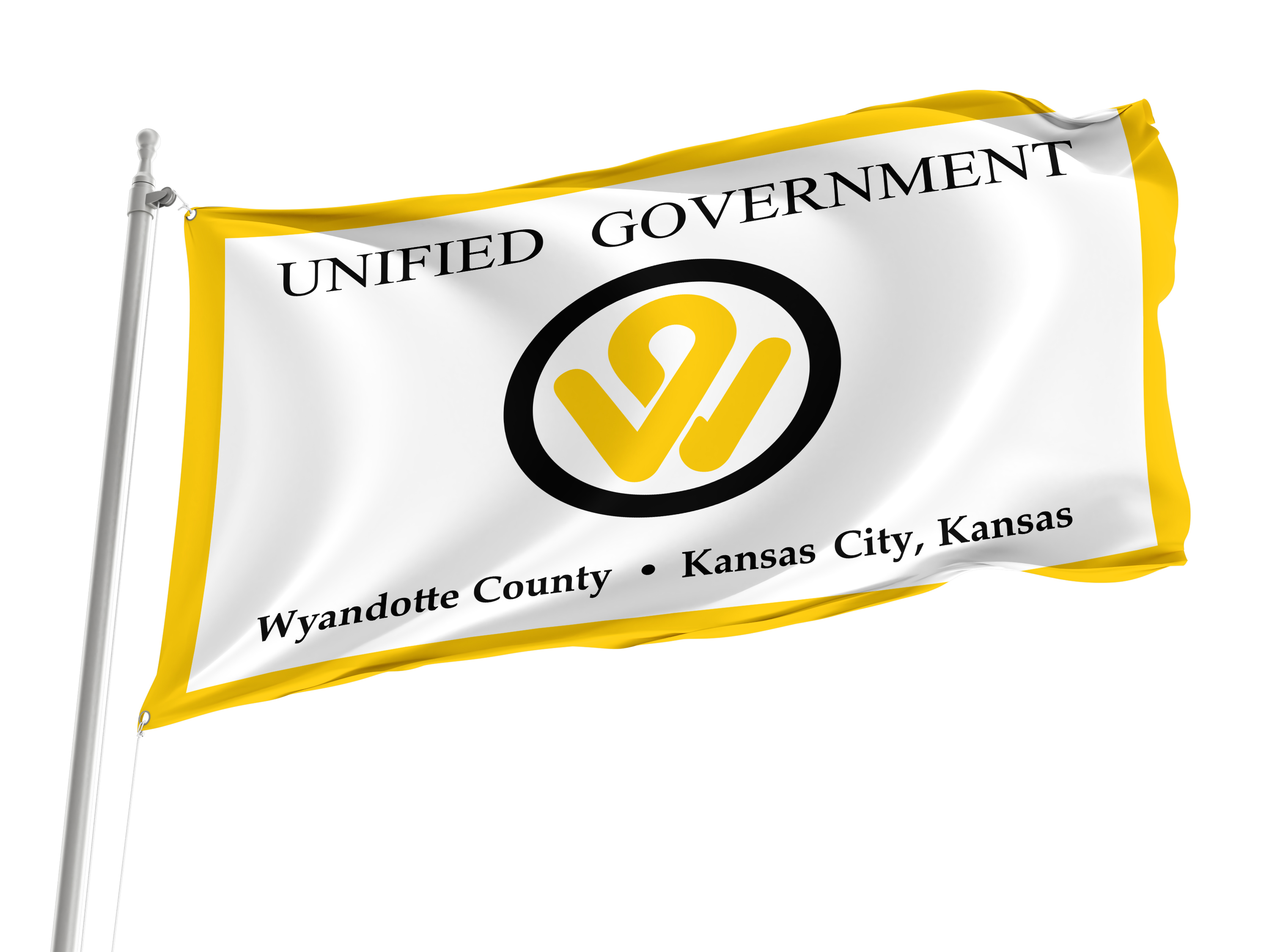 Wyandotte County Flag for Indoor & Outdoor Use