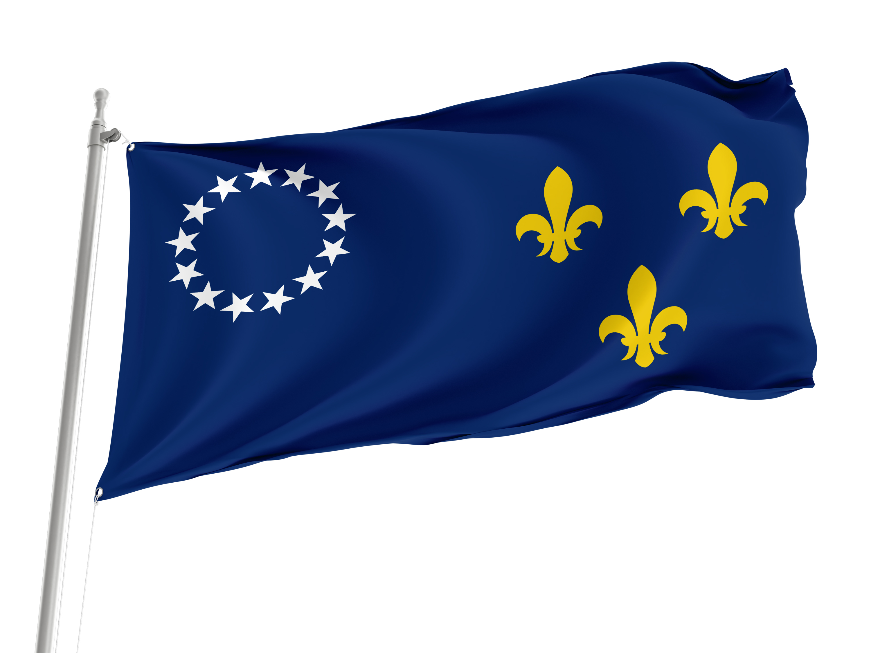 Historical Louisville Flag for Indoor & Outdoor Use