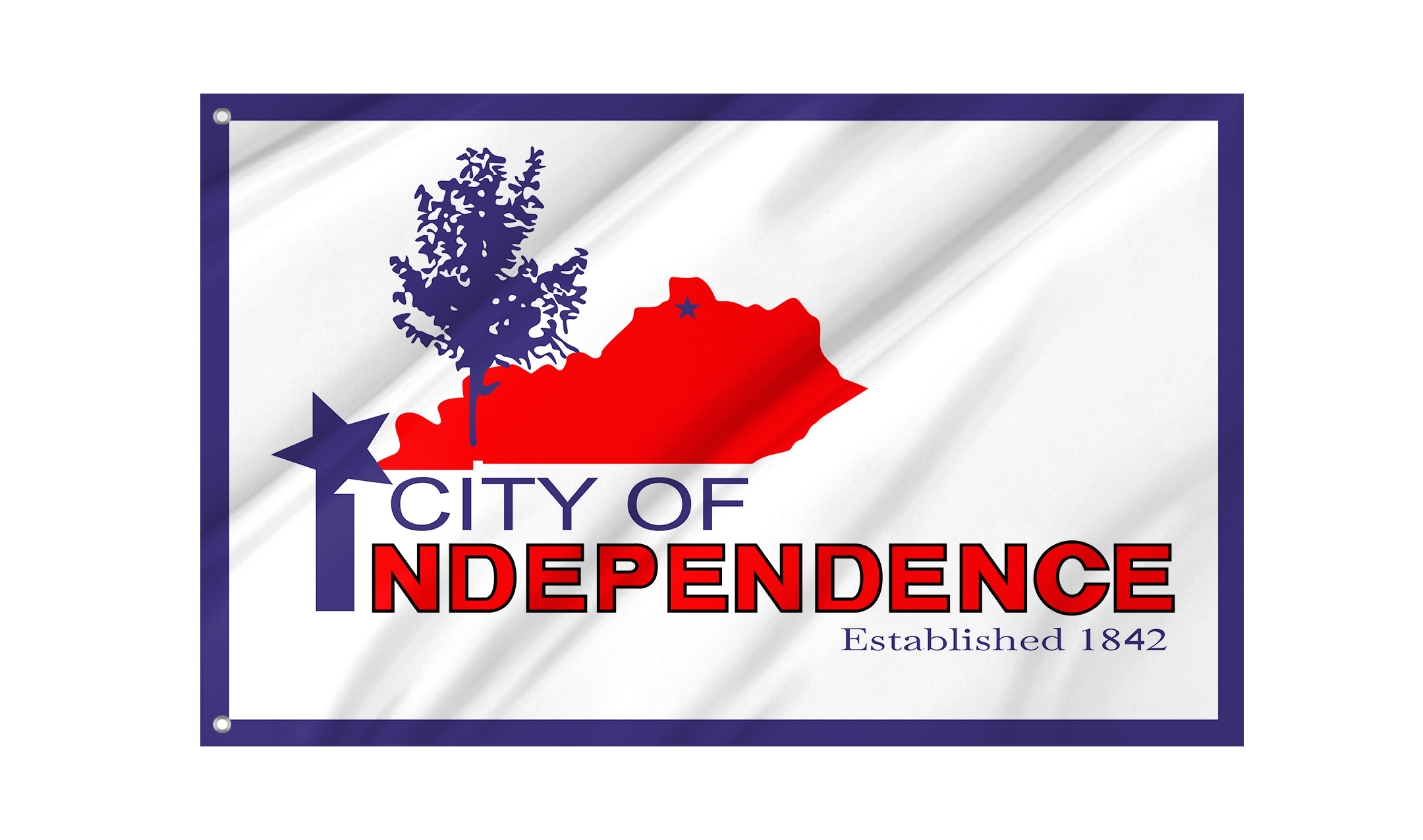 Independence City Flag for Indoor & Outdoor Use