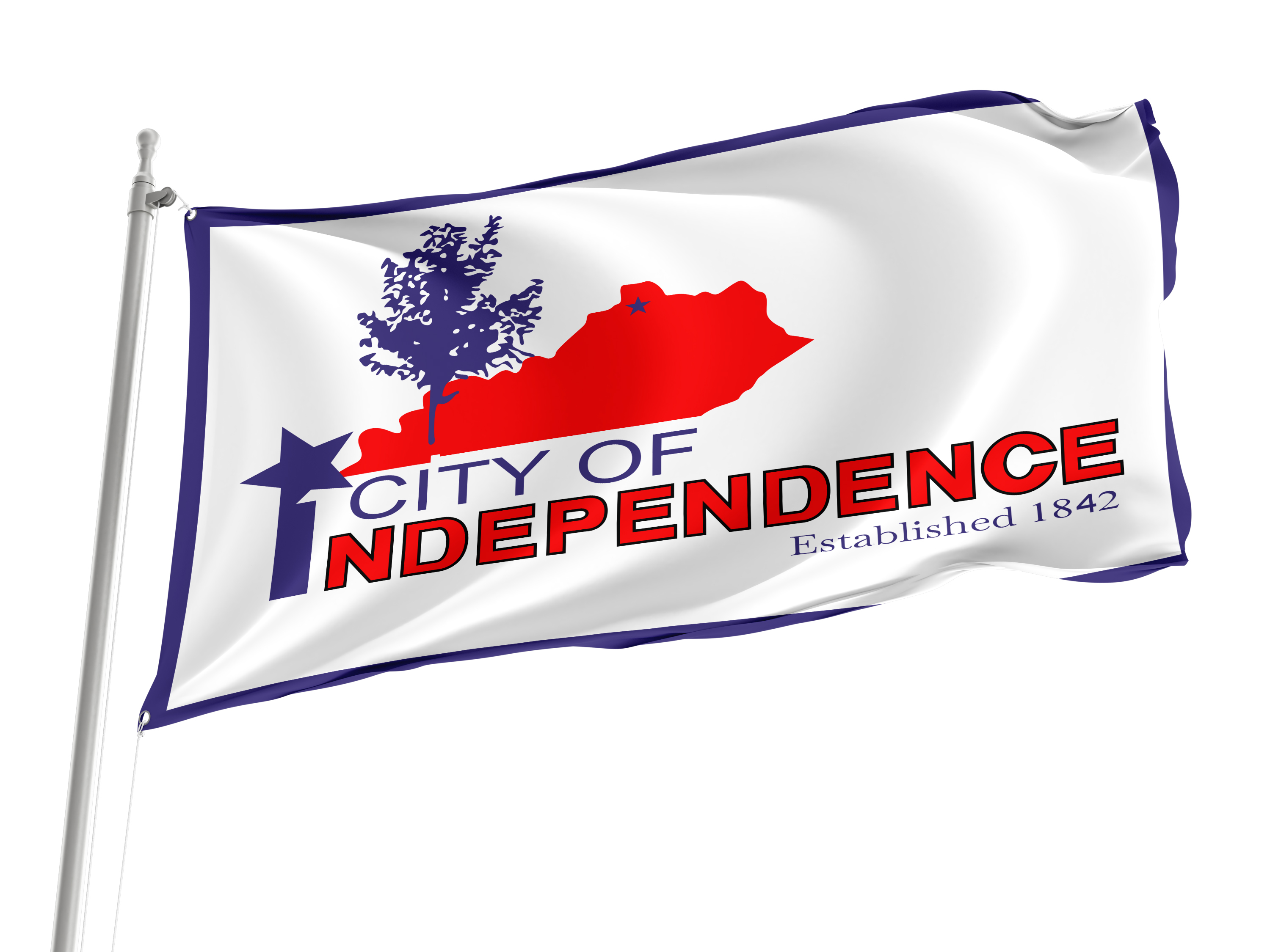 Independence City Flag for Indoor & Outdoor Use