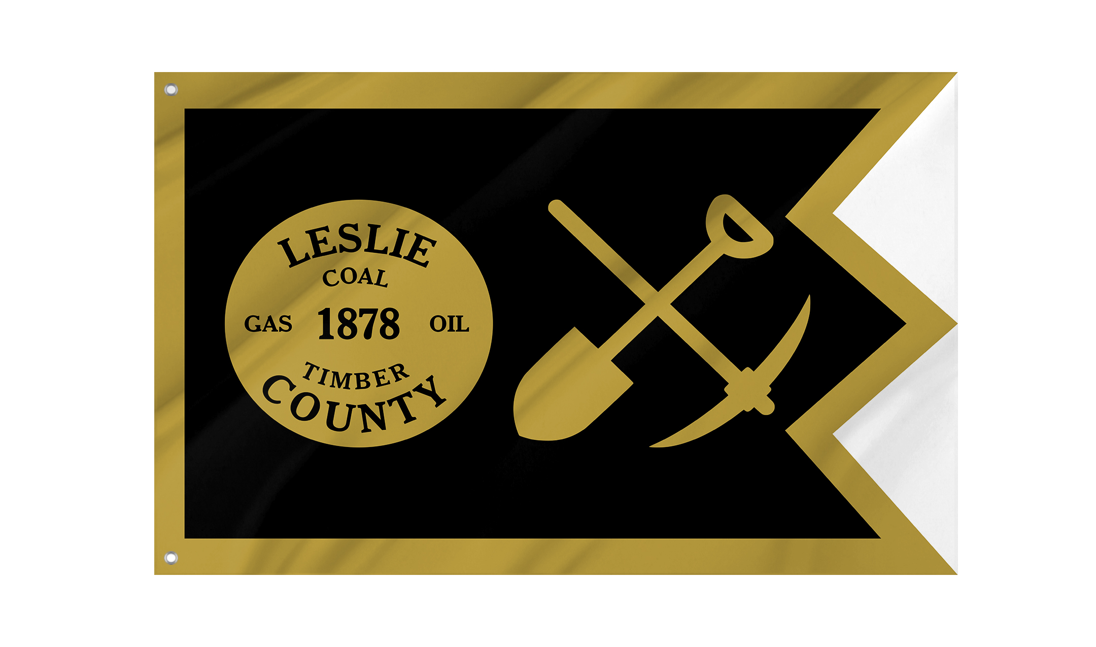 Leslie County Flag for Indoor & Outdoor Use