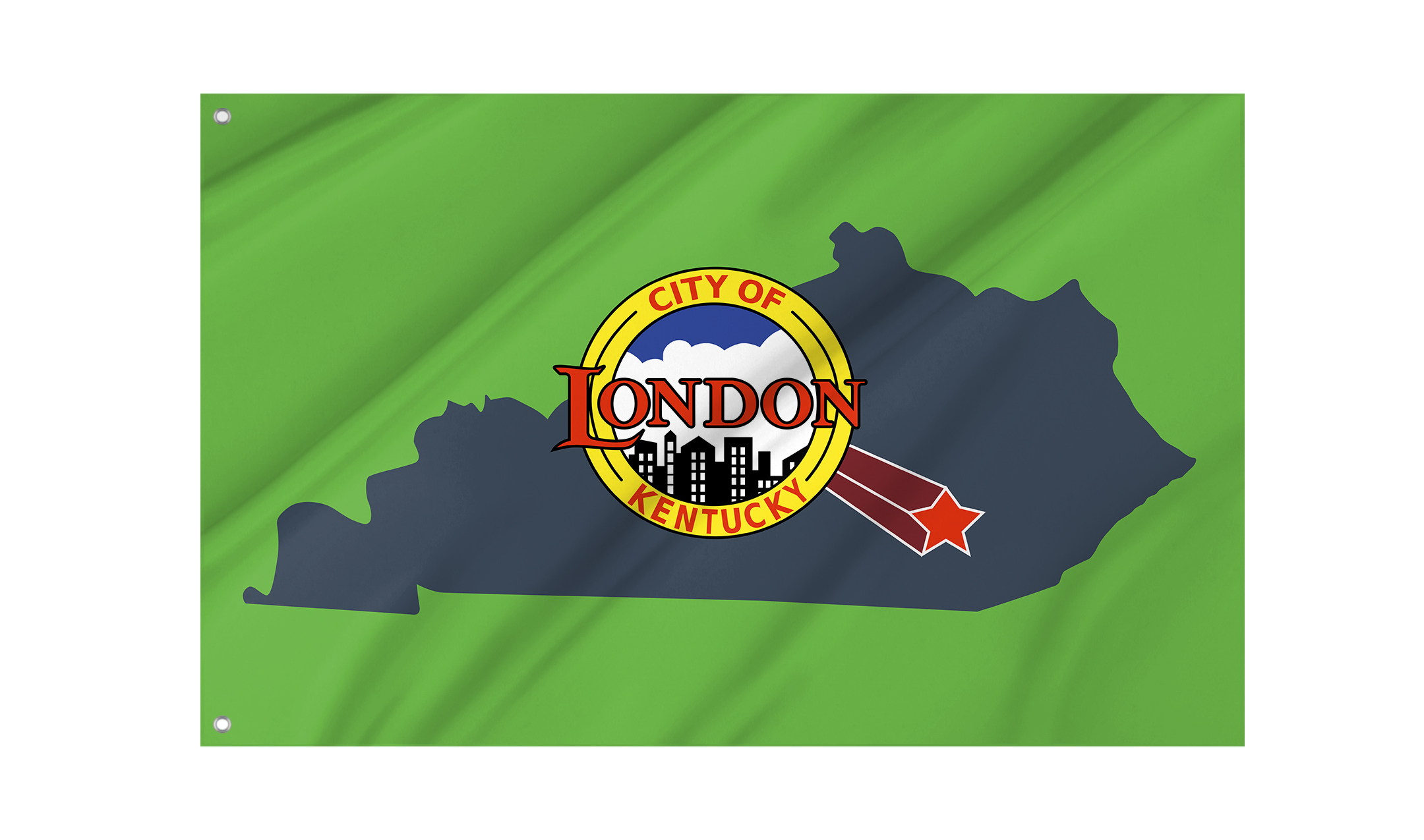 London City, Kentucky Flag for Indoor & Outdoor Use