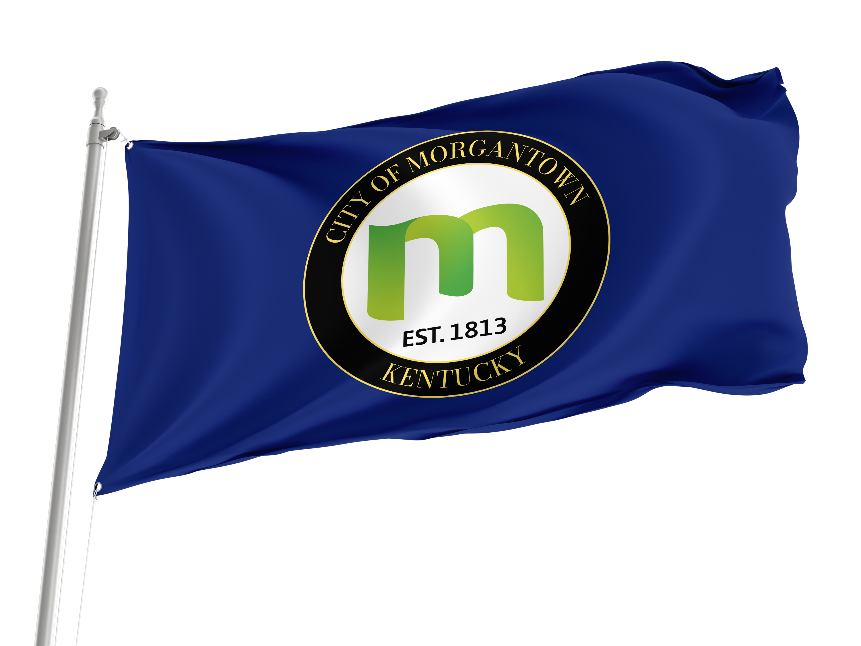 Morgantown Flag for Indoor & Outdoor Use