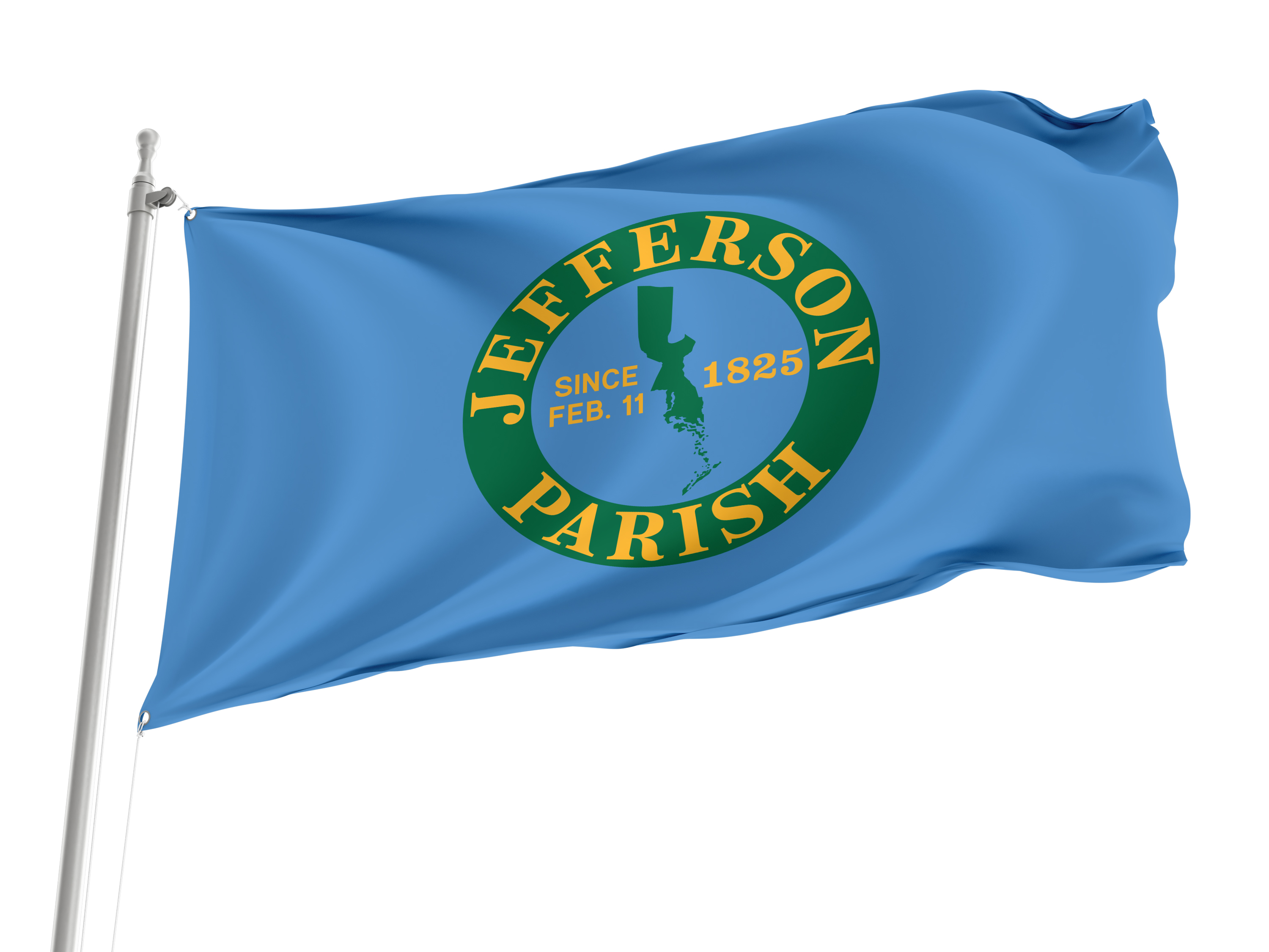Jefferson Parish Flag for Indoor & Outdoor Use