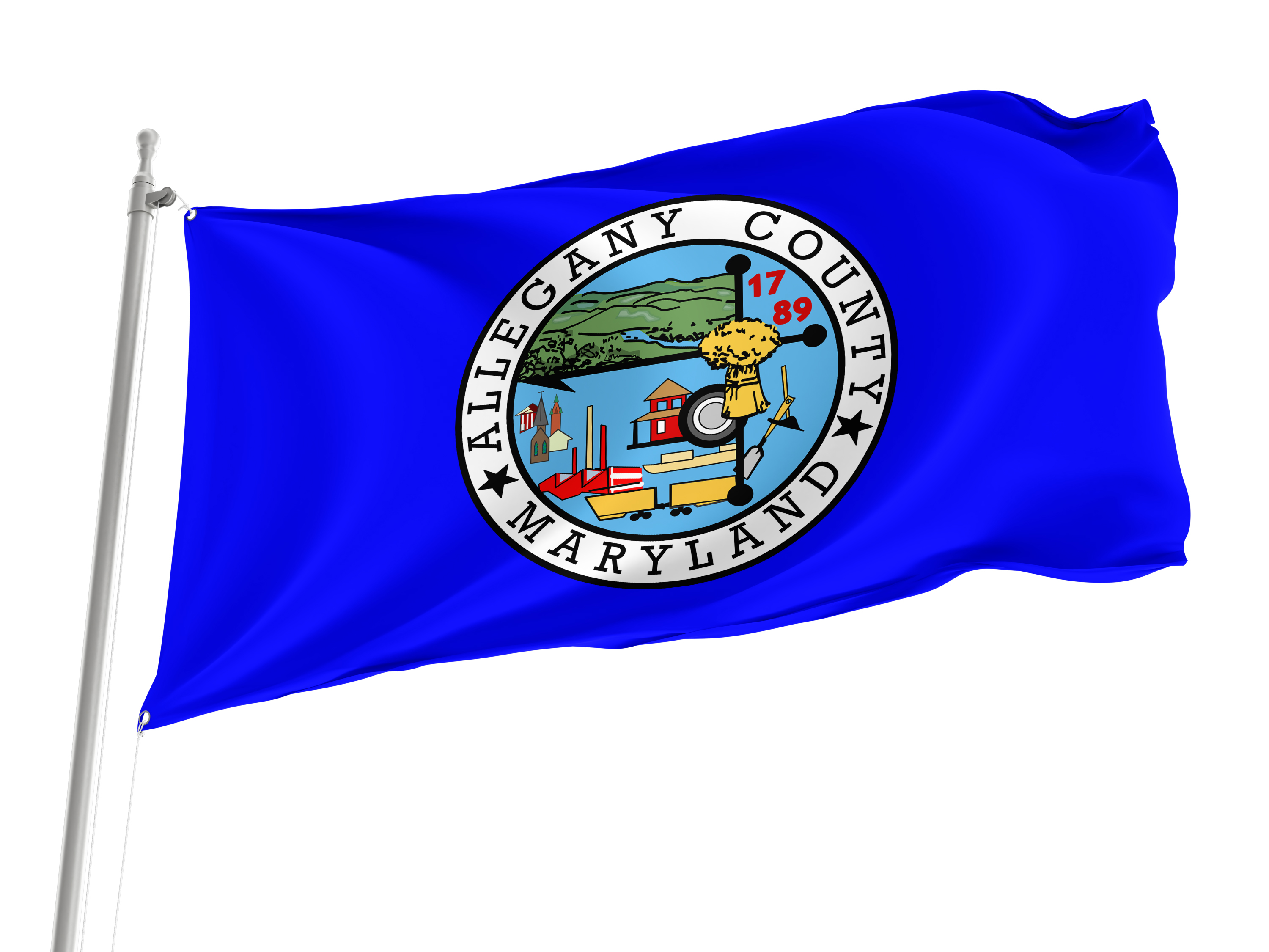 Allegany County, Maryland Flag for Indoor & Outdoor Use