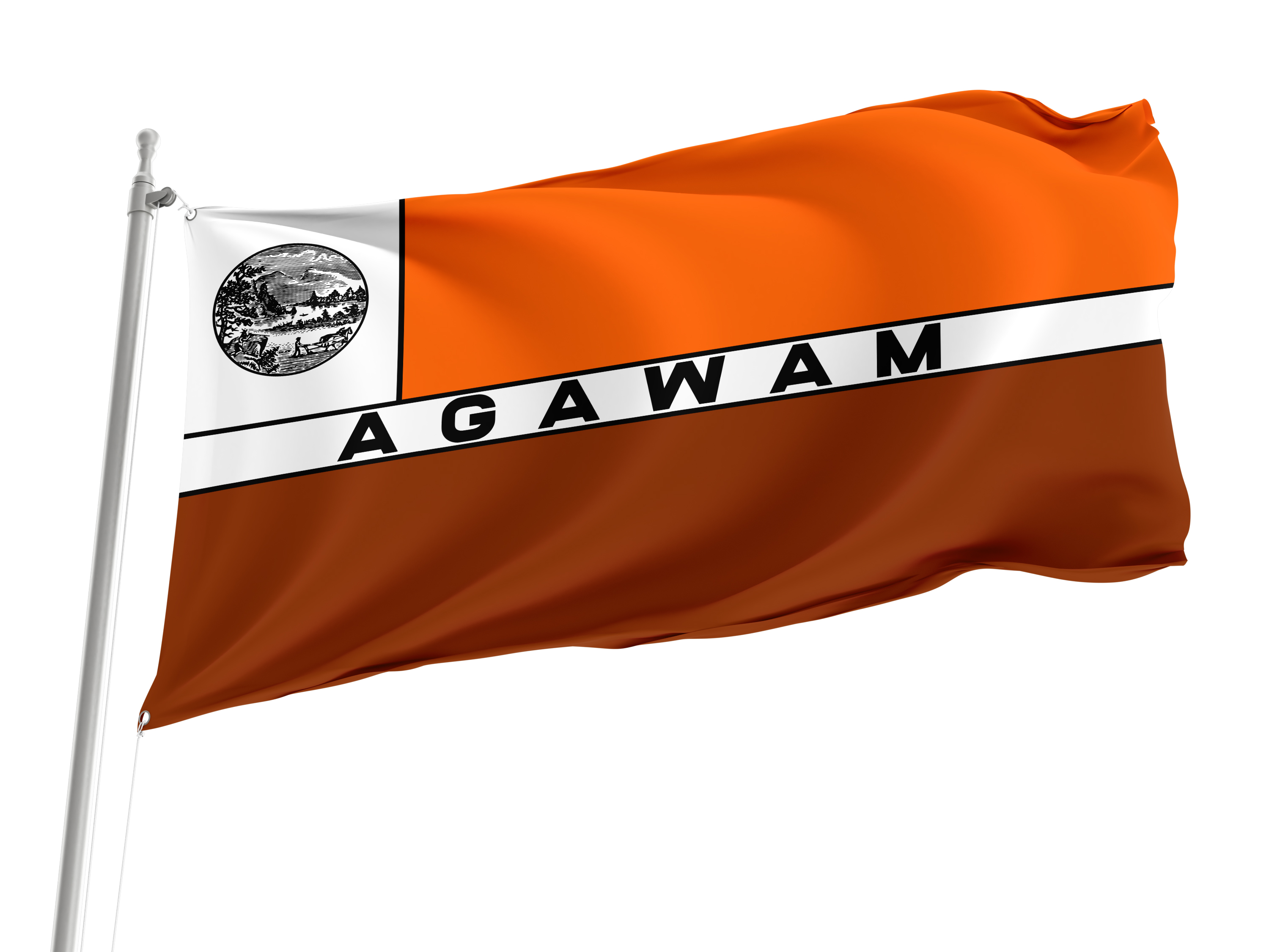 Agawam Flag for Indoor & Outdoor Use