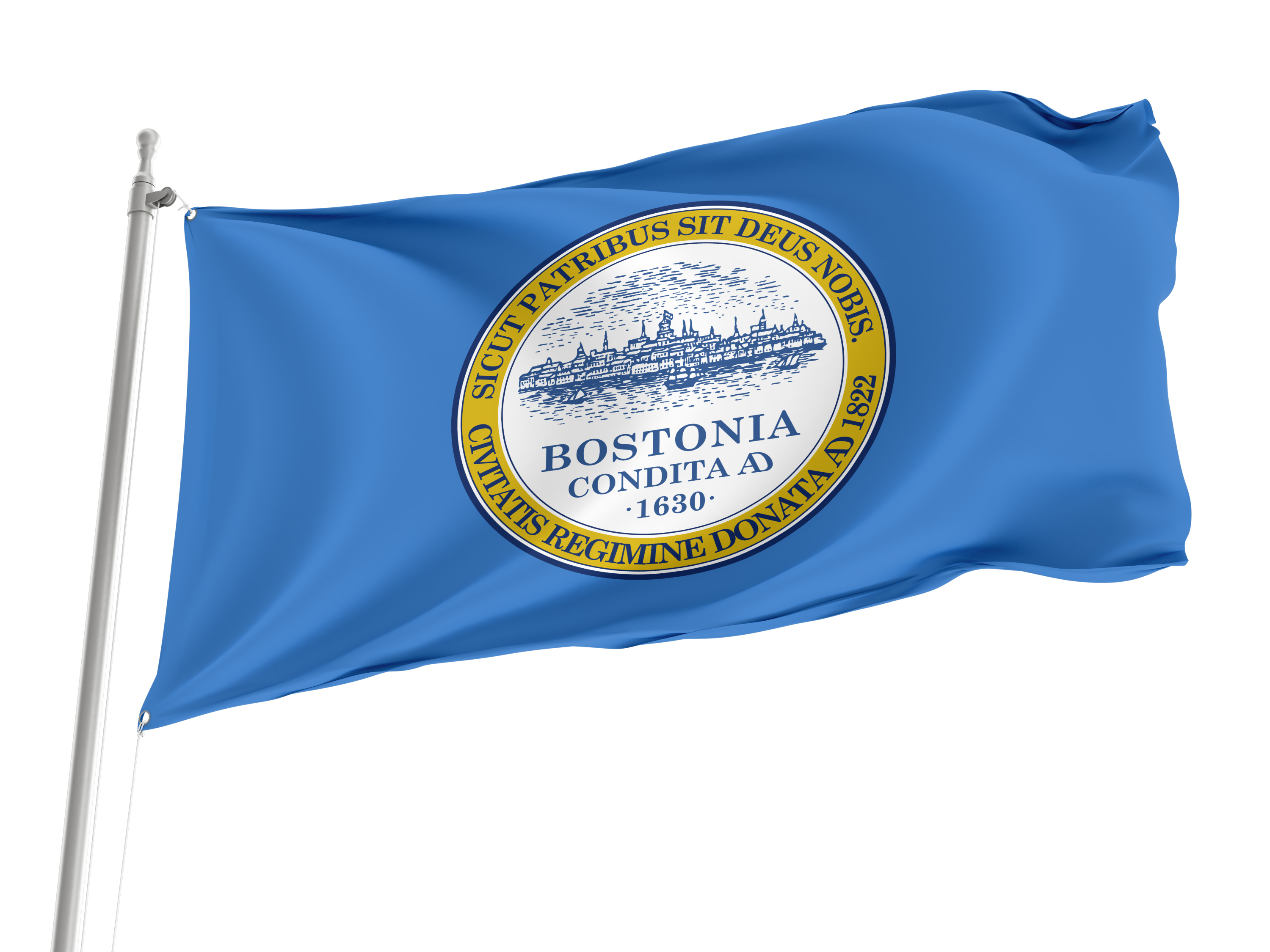 Boston Flag for Indoor & Outdoor Use
