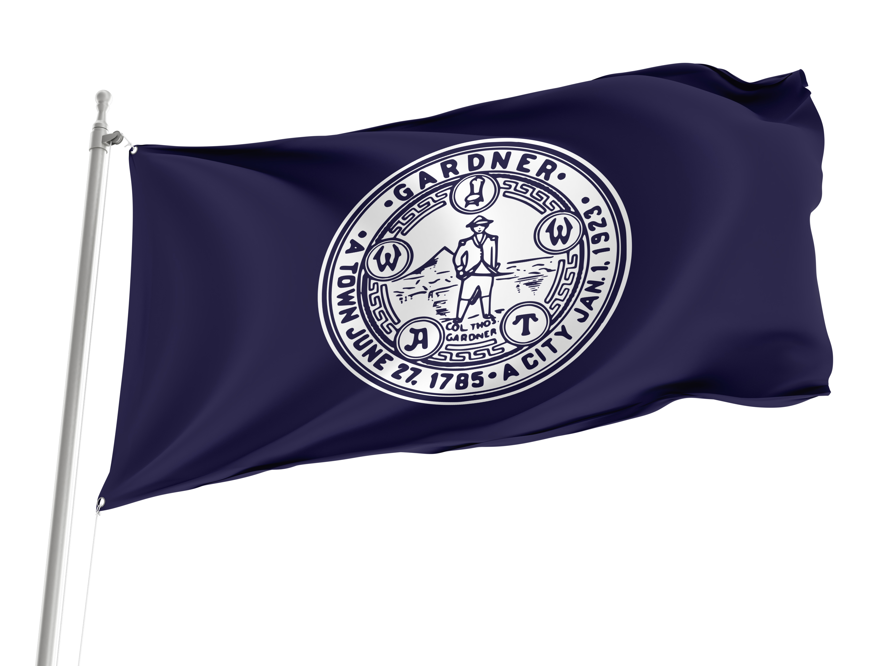 Gardner, Massachusetts Flag for Indoor & Outdoor Use