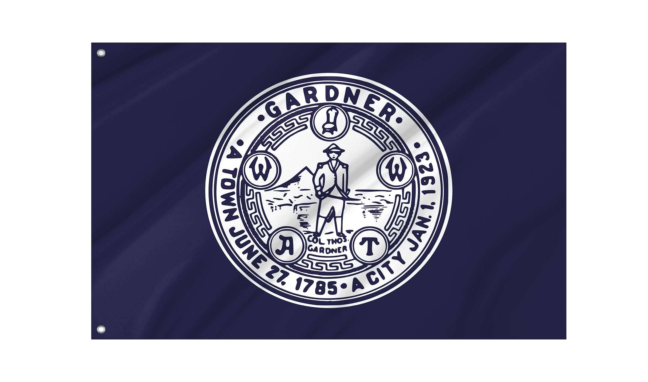 Gardner, Massachusetts Flag for Indoor & Outdoor Use